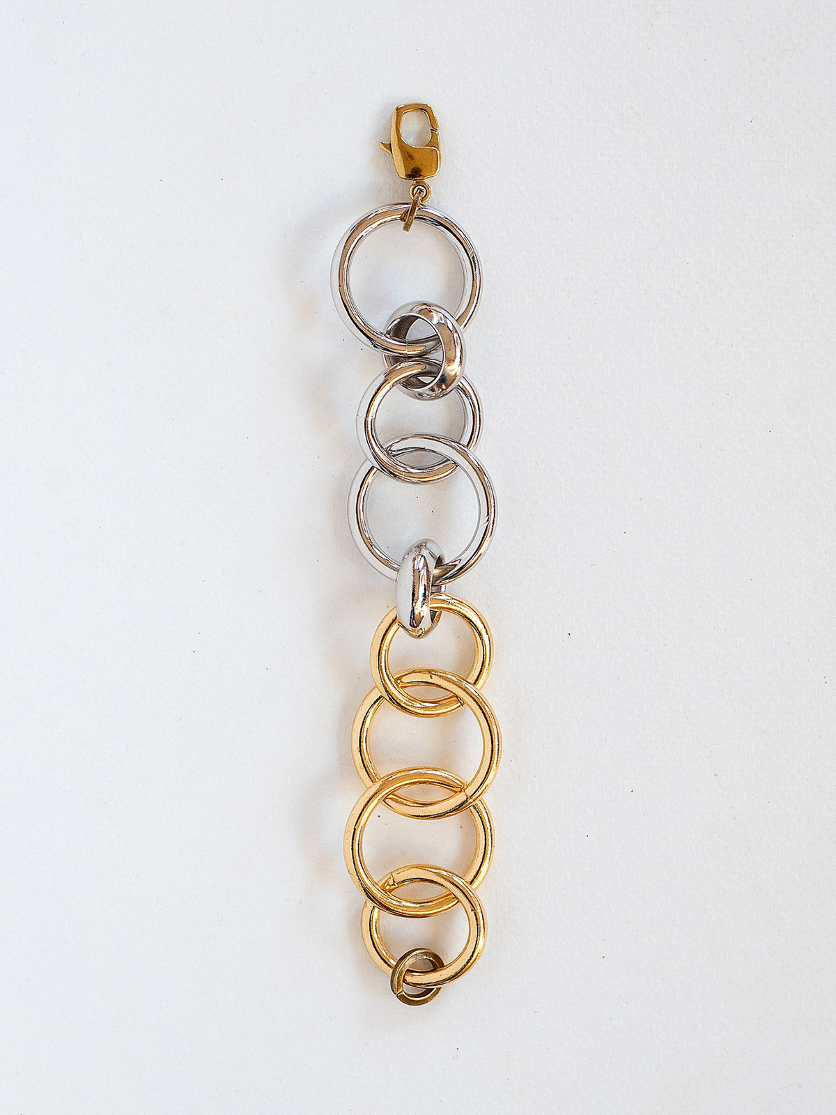 Lee Brass Rhodium Link Chain Bracelet Michelle Ross