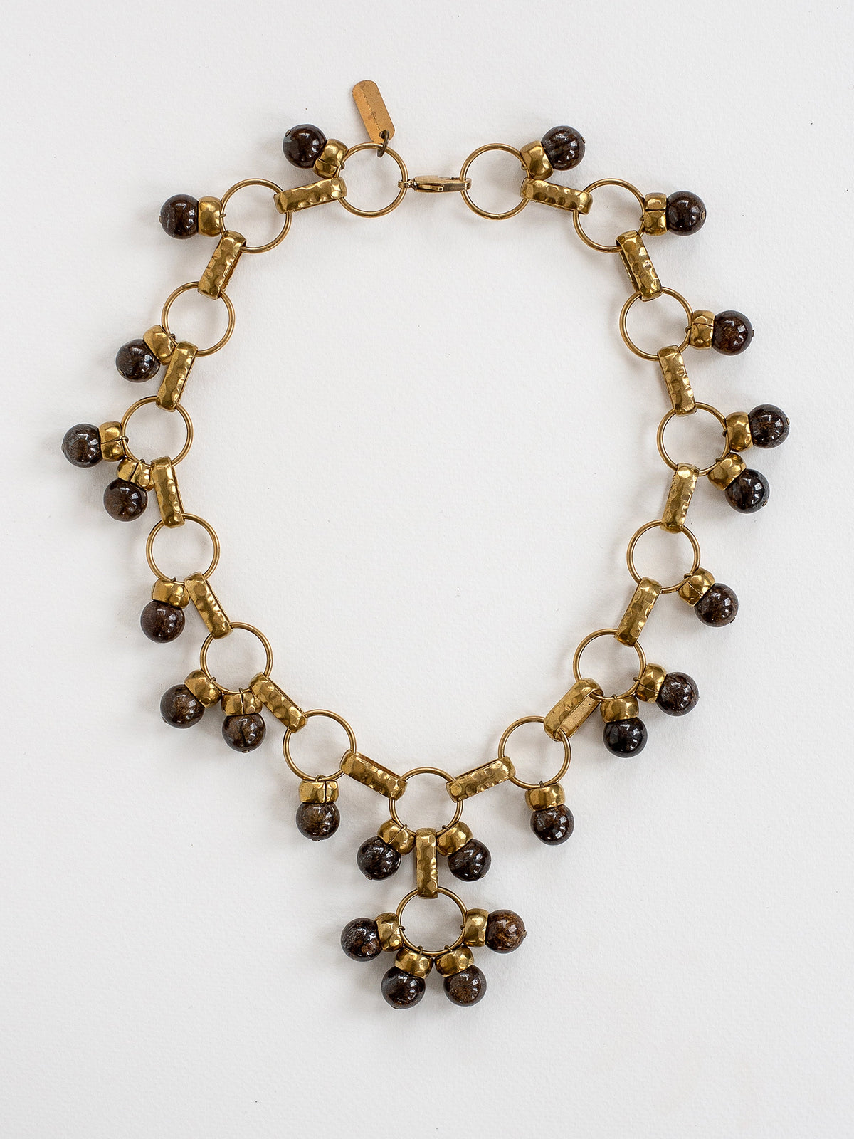 Liliam Bronzite Brass Necklace Michelle Ross