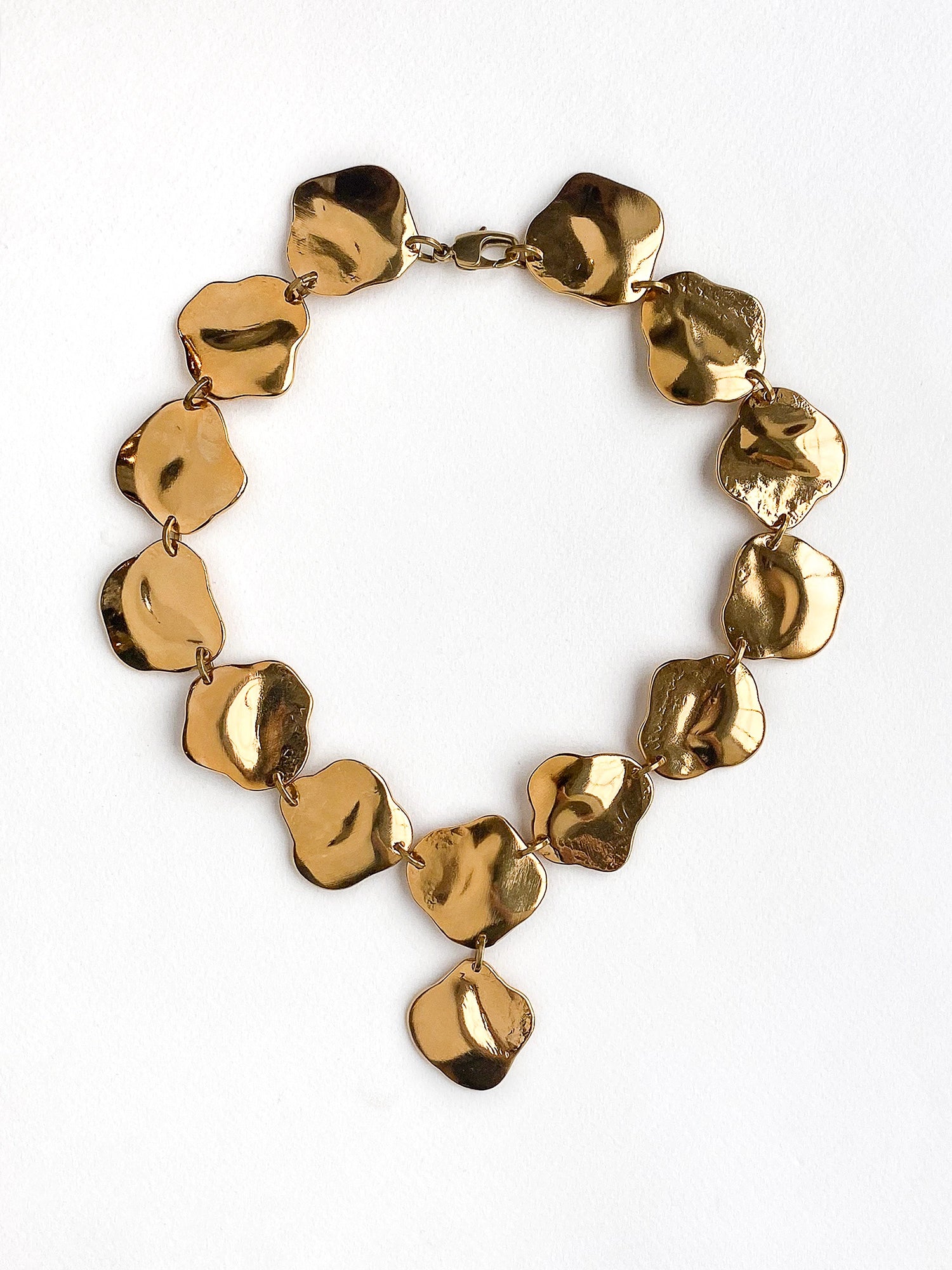 Lyla Brass and Gold Plated Necklace Michelle Ross