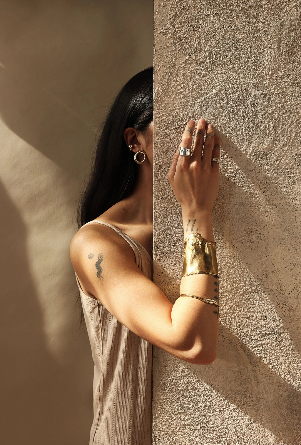 Mason Silver Bangle Bracelet Michelle Ross