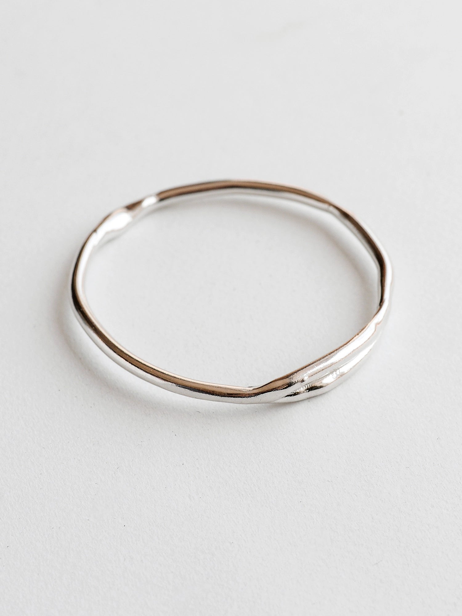 Mason Silver Bangle Bracelet Michelle Ross