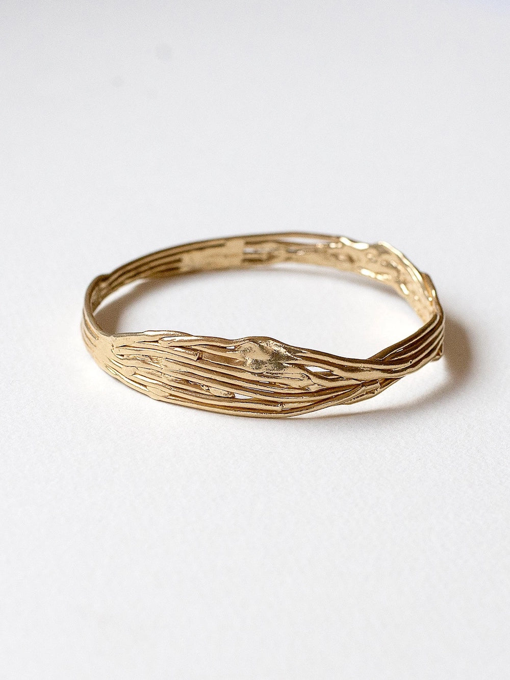 Michelle Ross Lagom Collection Kona Brass Bangle Bracelet