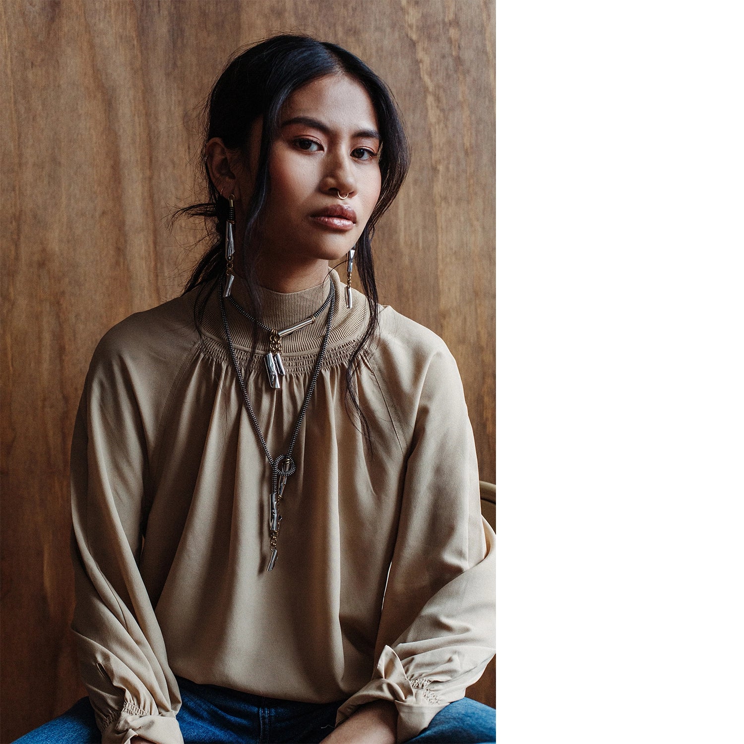 Michelle Ross Maelo Collection Less Necklace