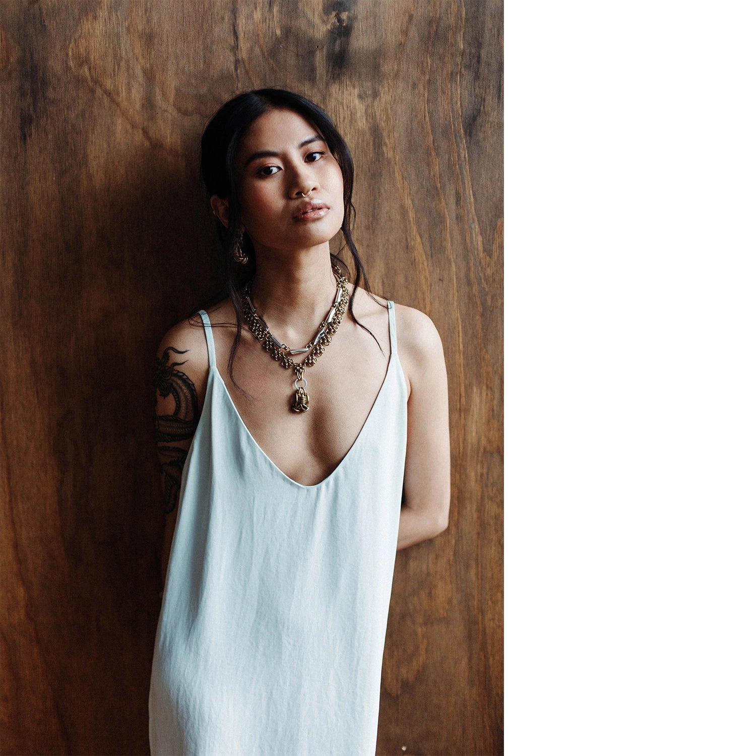 Michelle Ross Musette Necklace and Mian Earrings