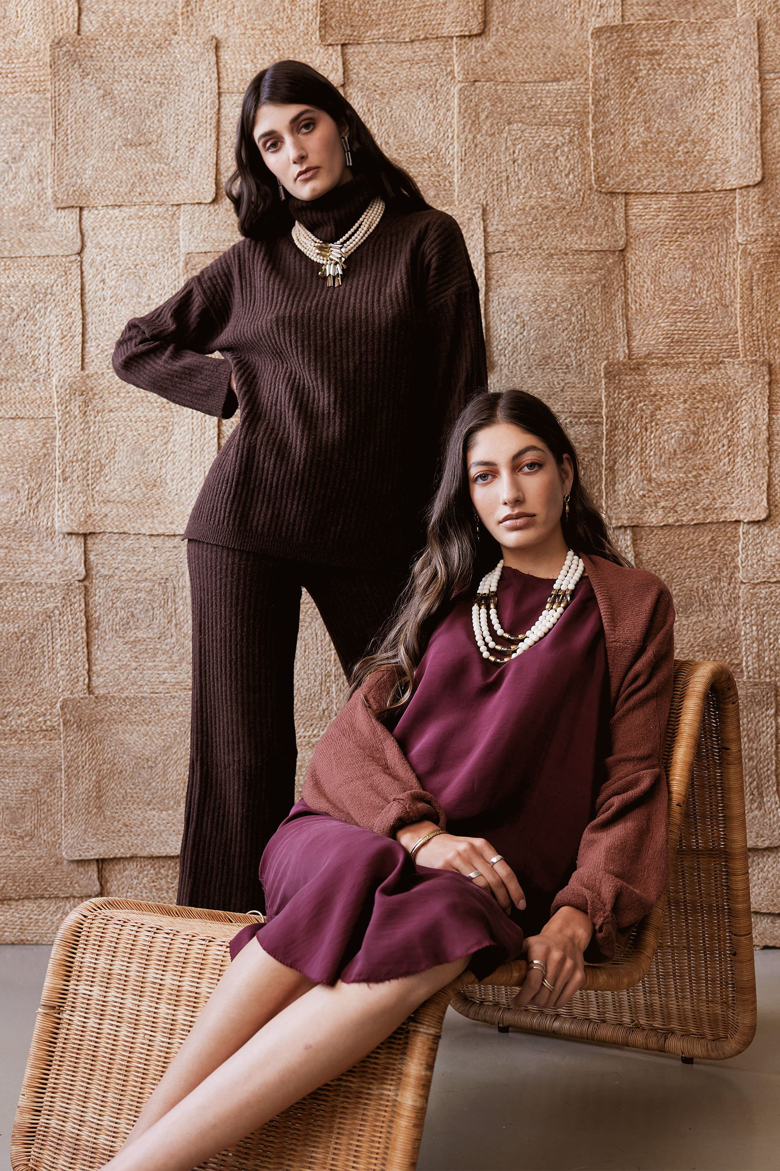 Michelle Ross Roan Collection Sofra and Sandia Necklaces