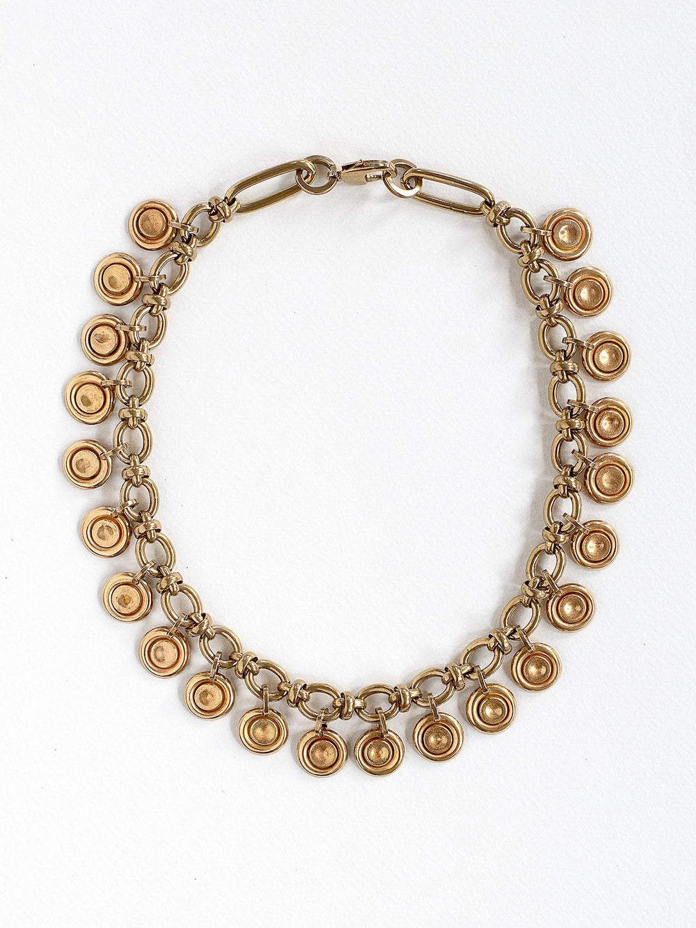 Michelle Ross Romy Brass Coin Necklace