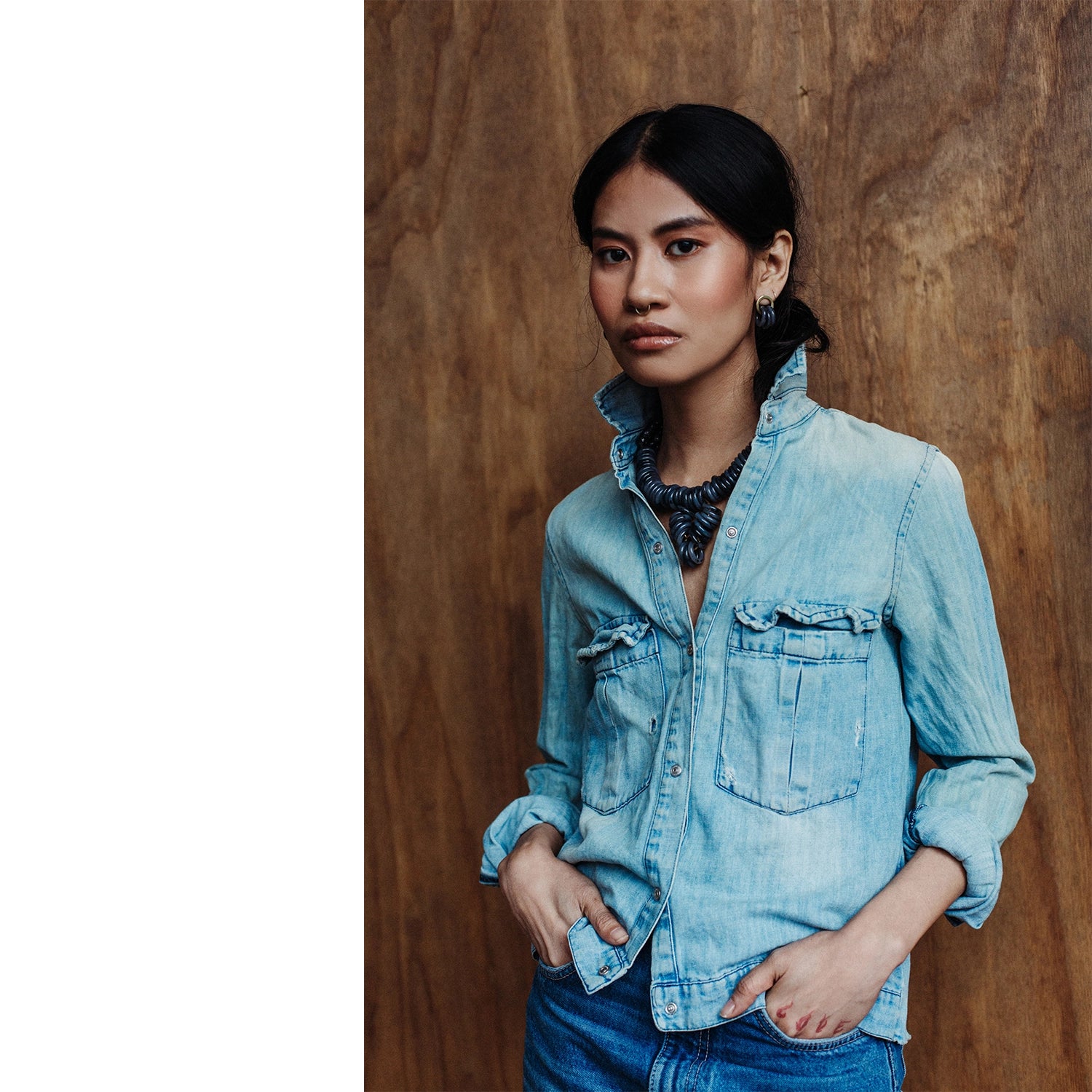 Michelle Ross Maelo Collection Senay Necklace Sia Earrings