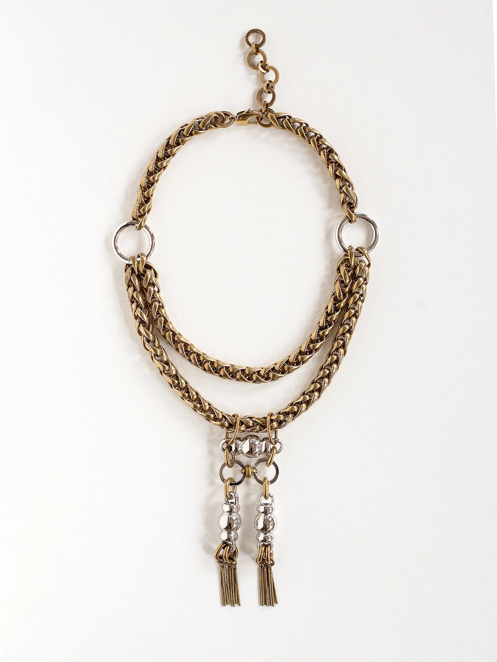 Michelle Ross Zina Brass Chain Necklace
