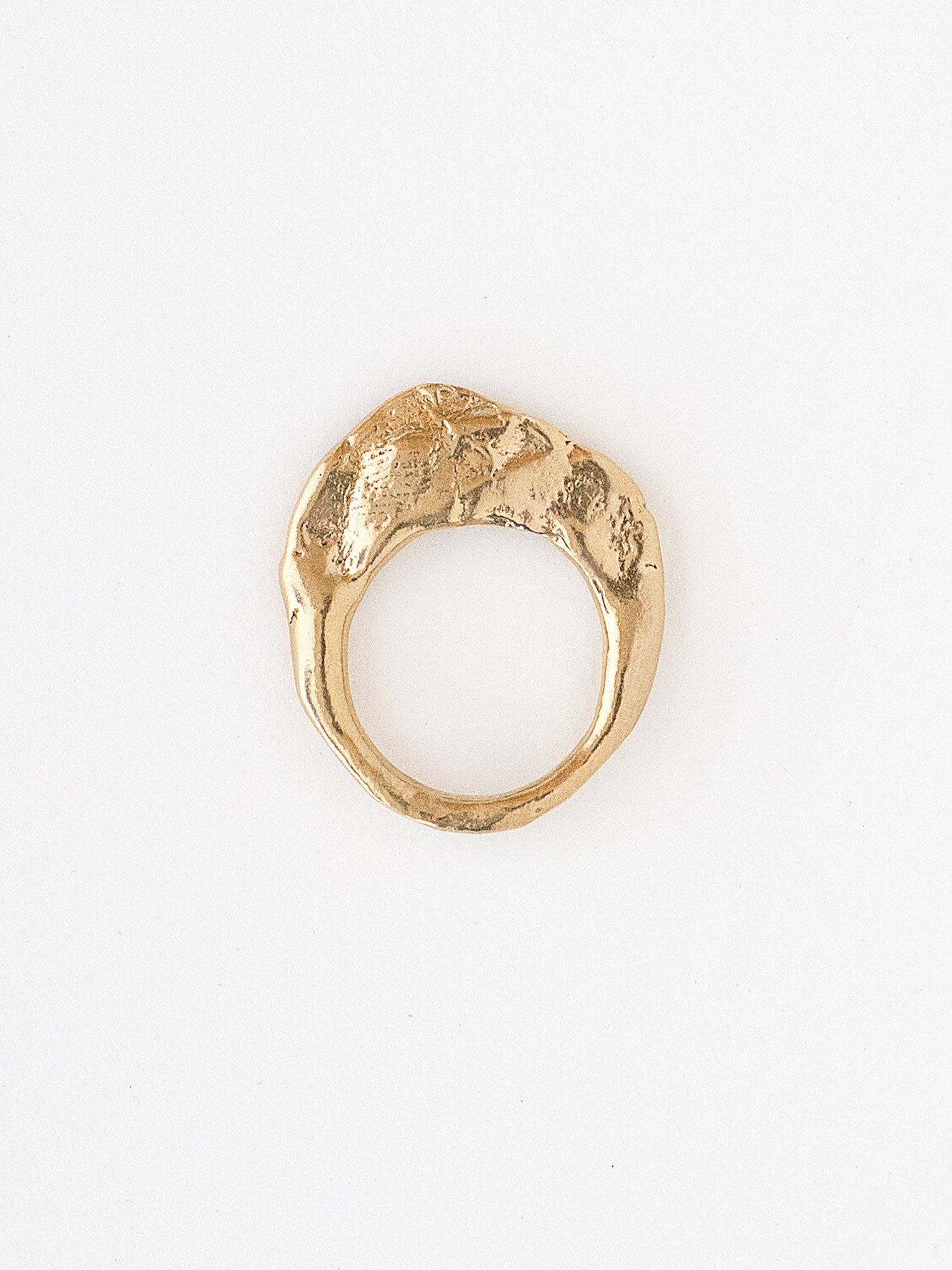 Milt Flat Brass Ring by Michelle Ross Toronto