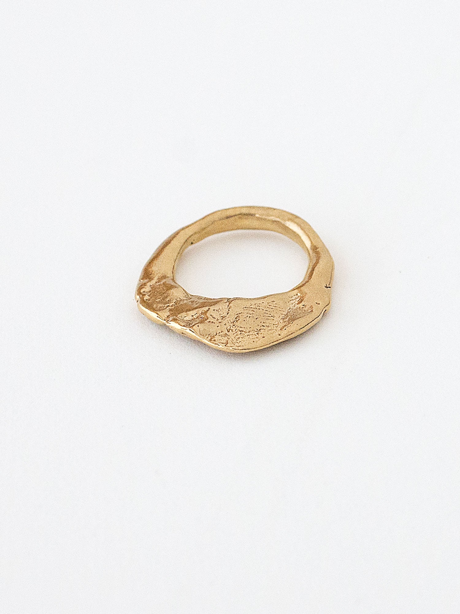 Milt Flat Brass Ring by Michelle Ross Toronto