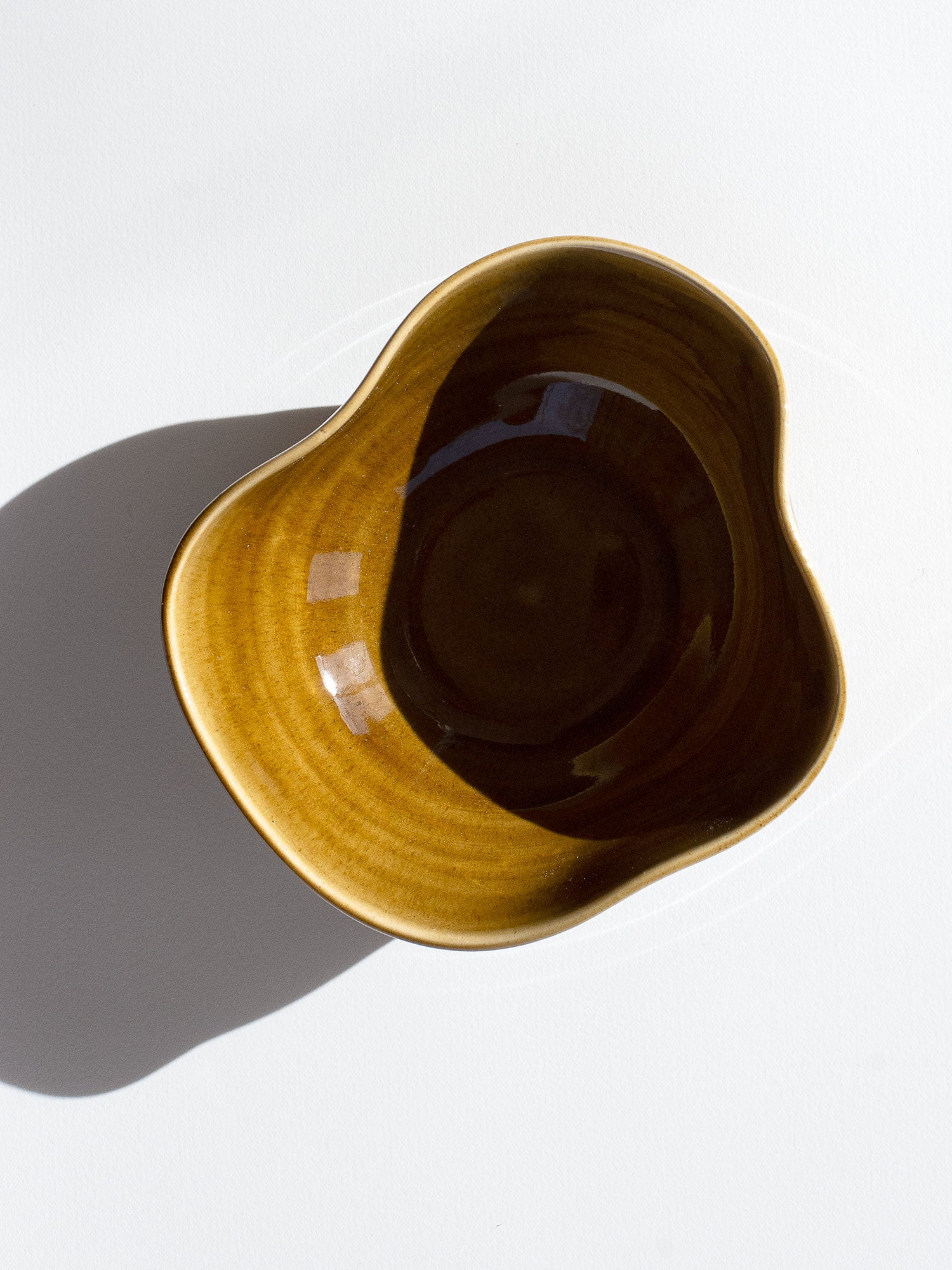 MIMA CERAMICS WAVE BOWL (BUTTERSCOTCH)