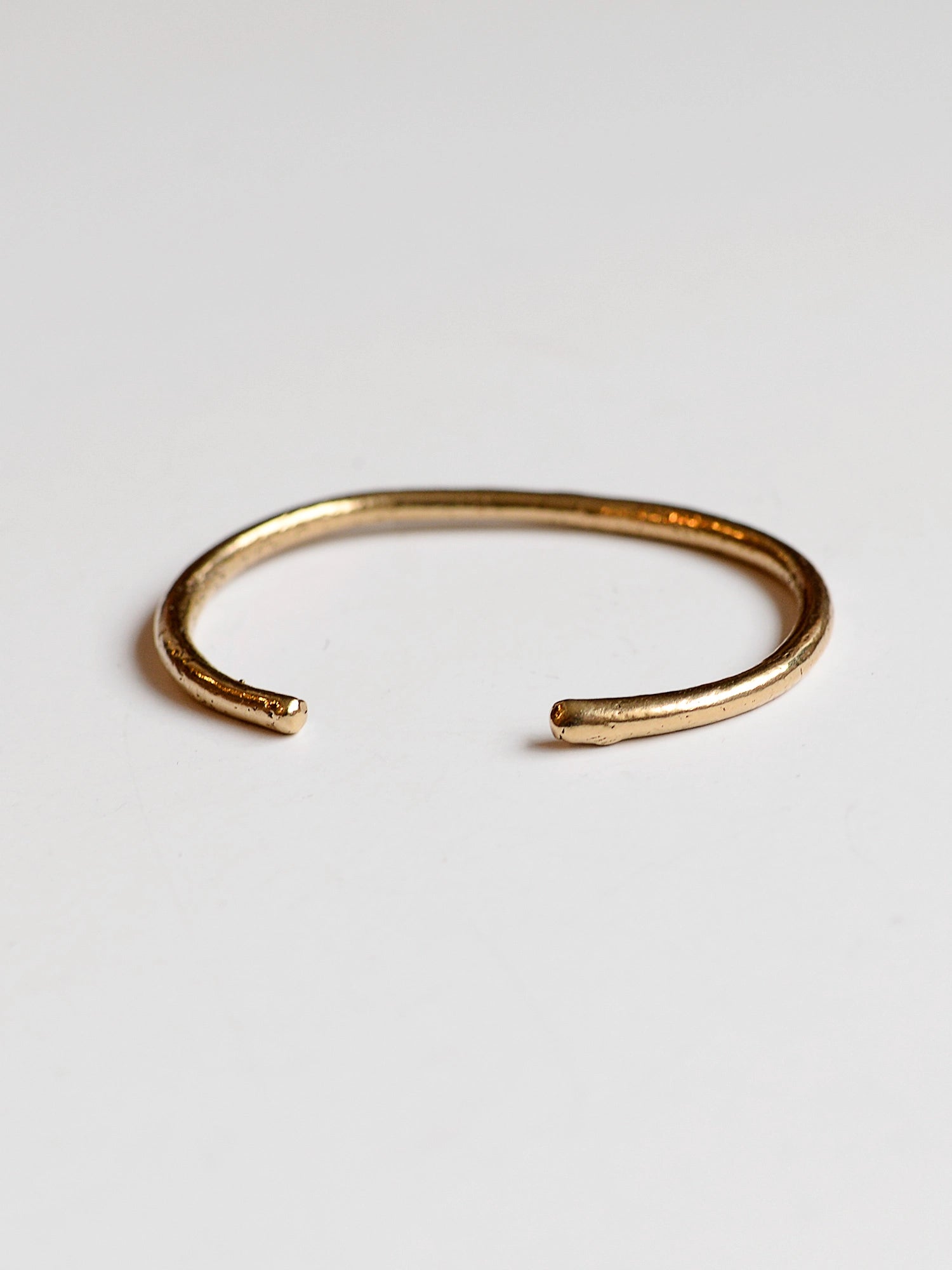 Miro Brass Solid Bangle Bracelet Michelle Ross