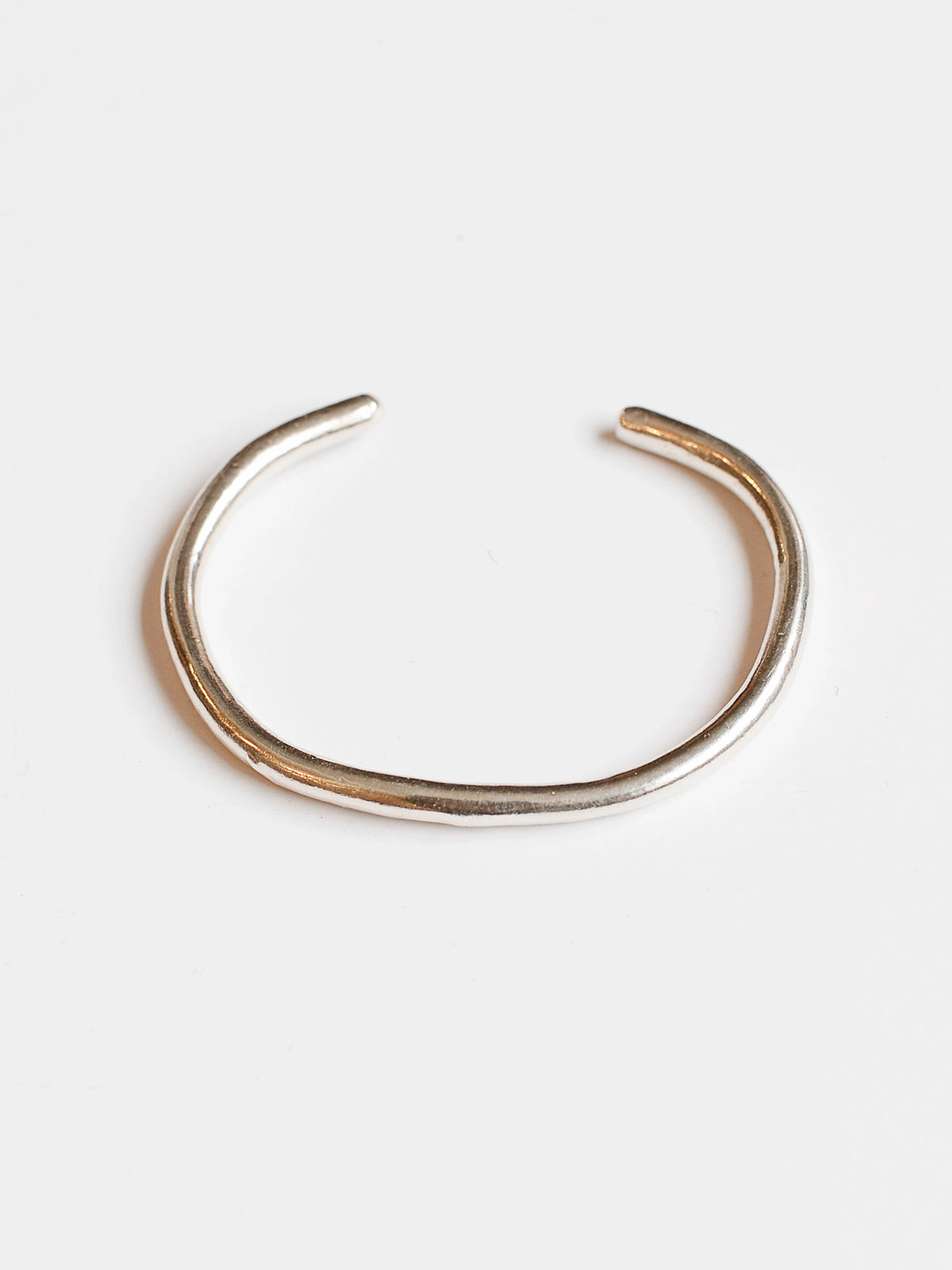 Miro Silver Solid Bangle Bracelet Michelle Ross