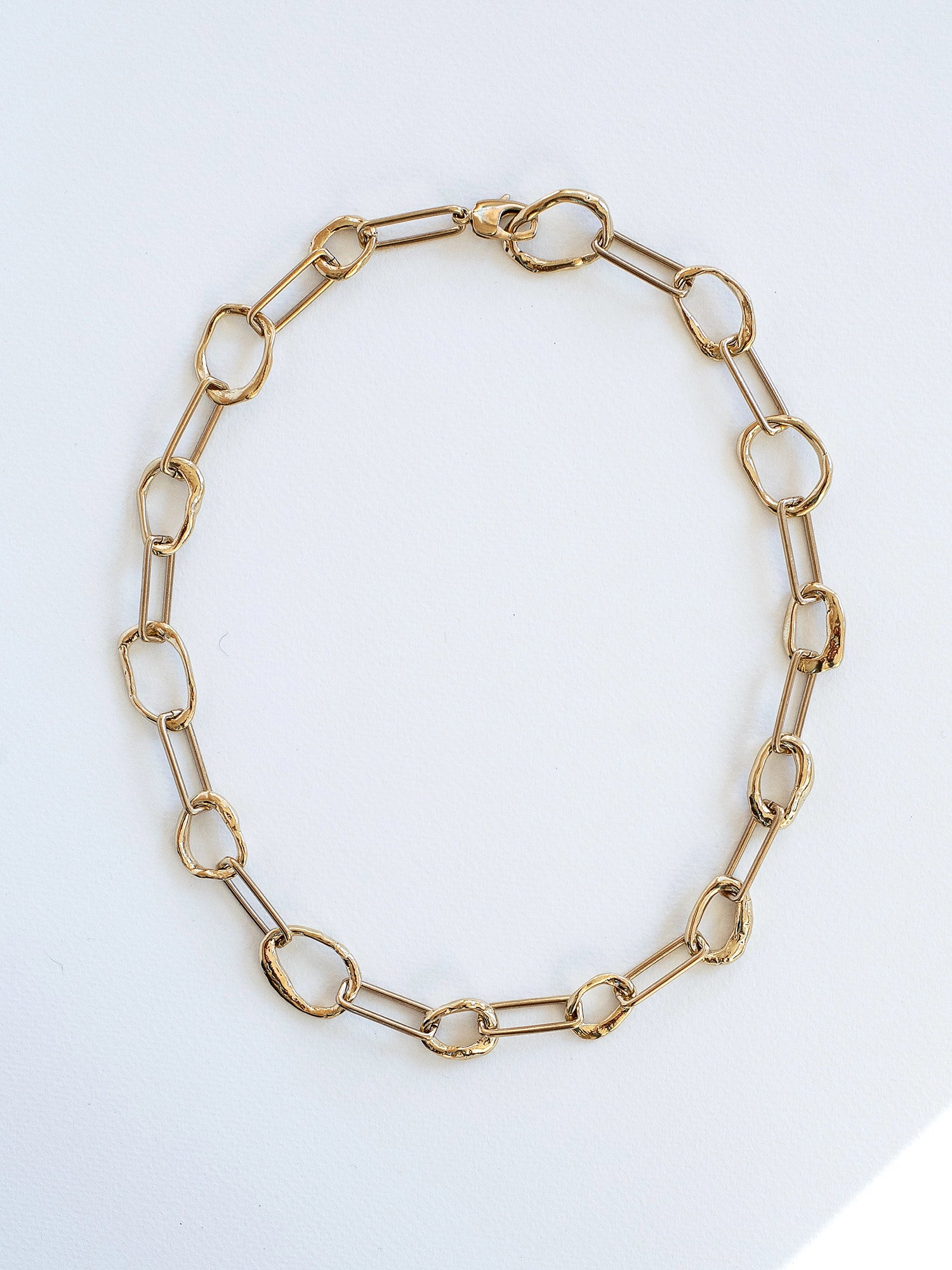 Nash Brass Chain Necklace Michelle Ross