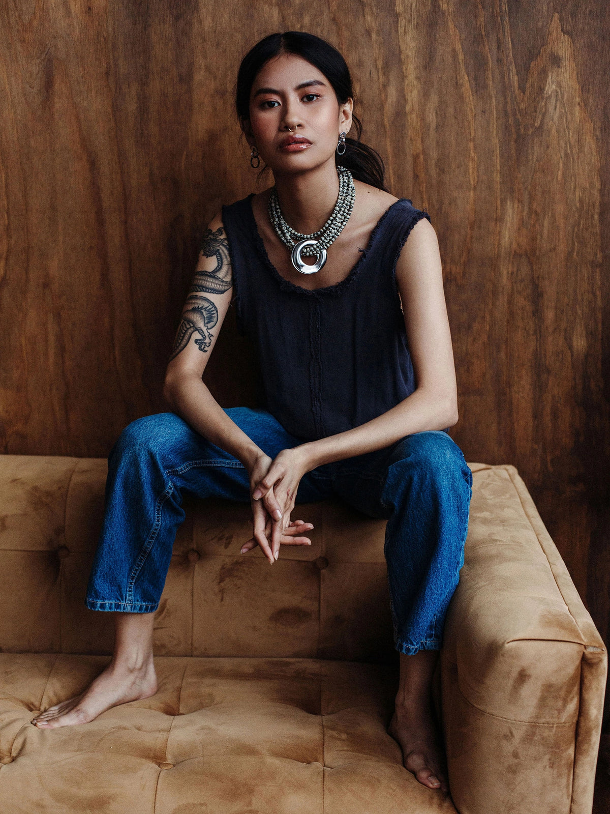 Nola Silver Minimalist Earrings Michelle Ross