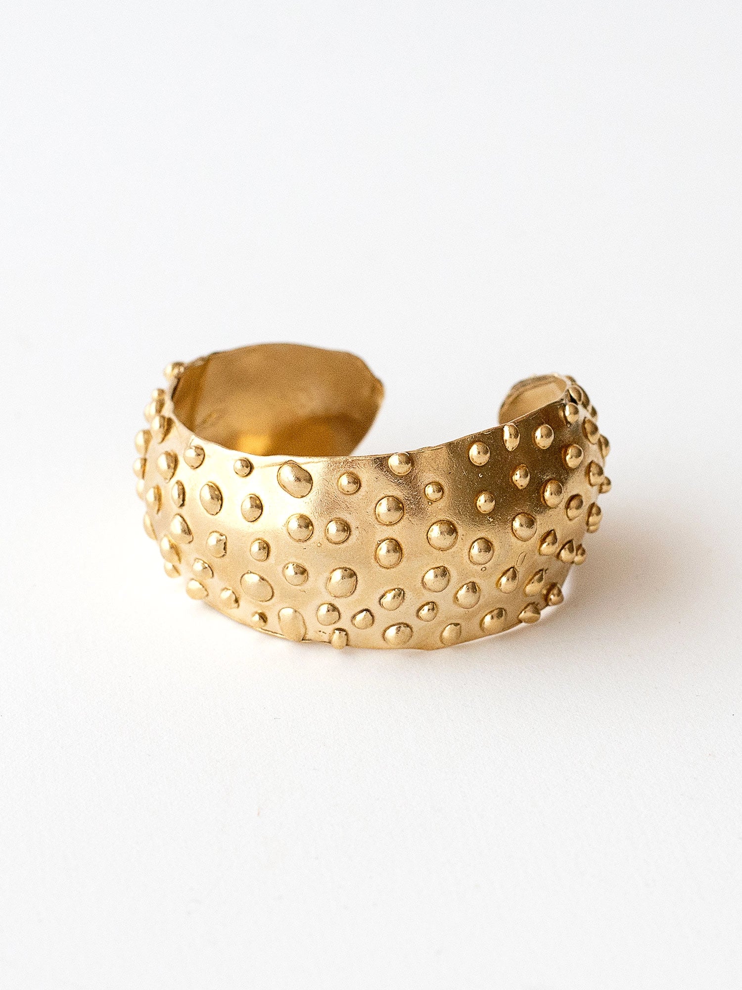 Nyssa Handmade Solid Brass Bangle by Michelle Ross 