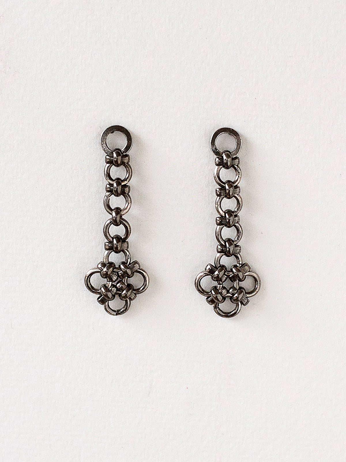 Orit Silver Chain Earrings Michelle Ross