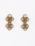 Oya Brass Chain Earrings Michelle Ross