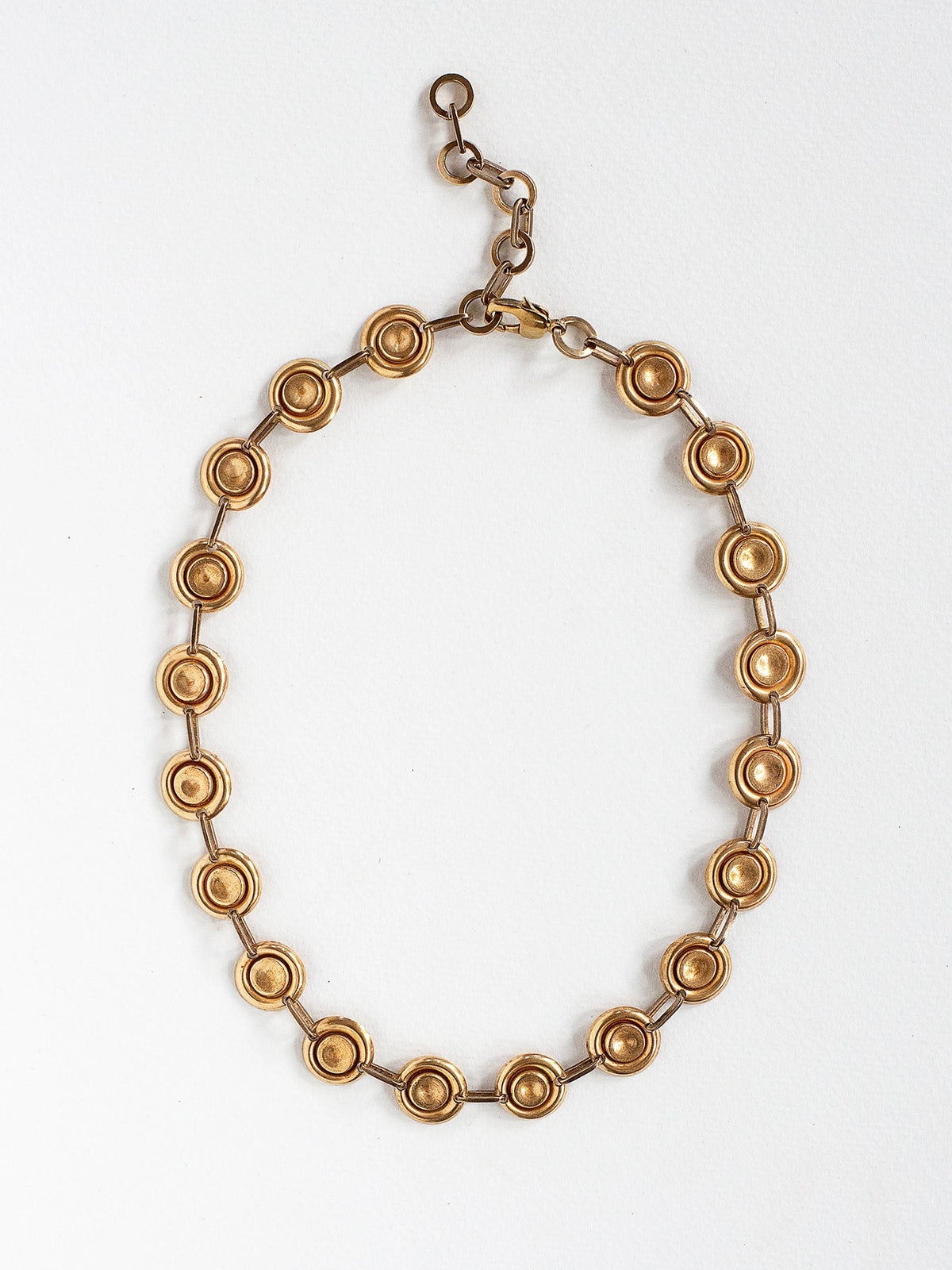 Rae Brass Coin Necklace Michelle Ross