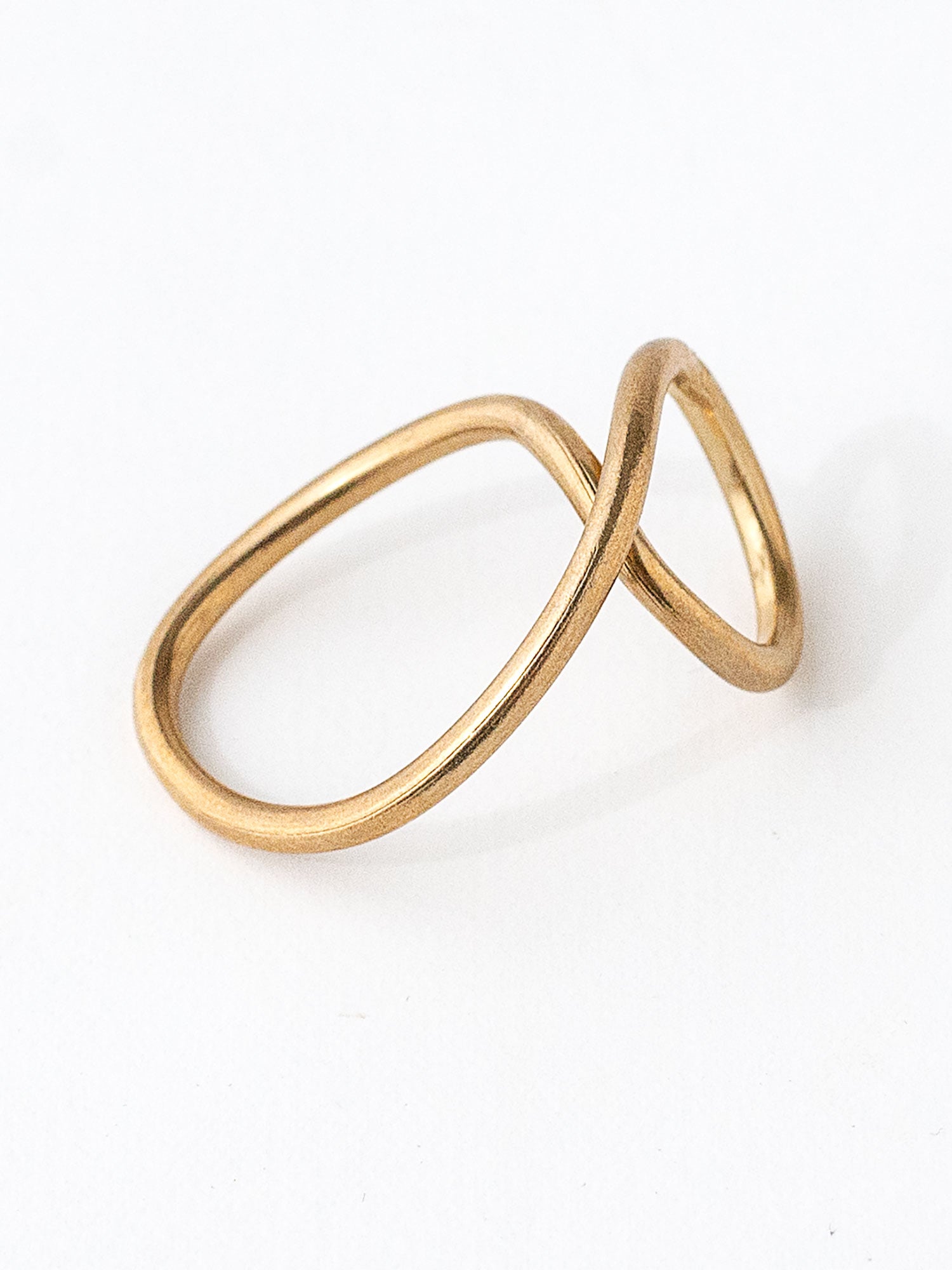 RHODES (BRASS) V RING
