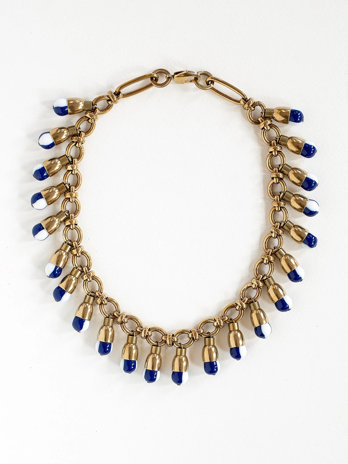 Romy Brass and Resin Necklace Michelle Ross