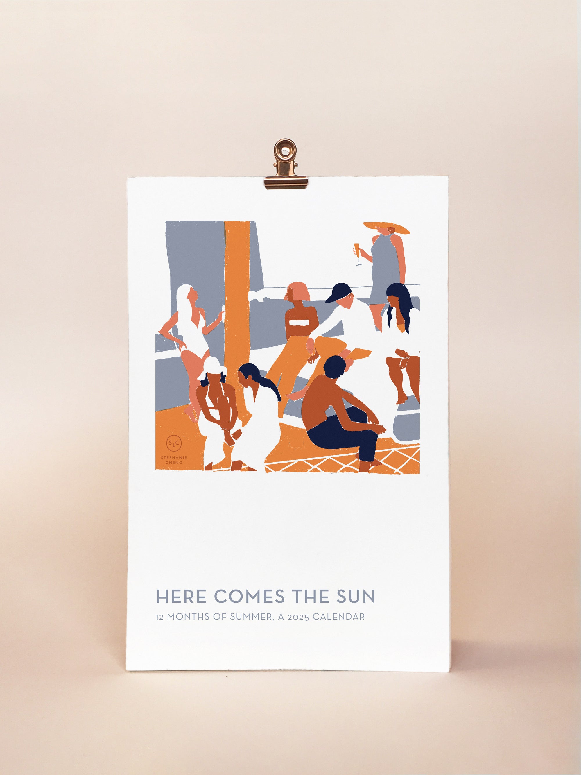 2025 DESK CALENDAR - HERE COMES THE SUN