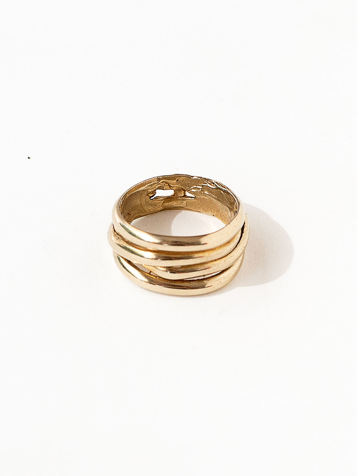 SASS (BRASS) MEDIUM VII RING