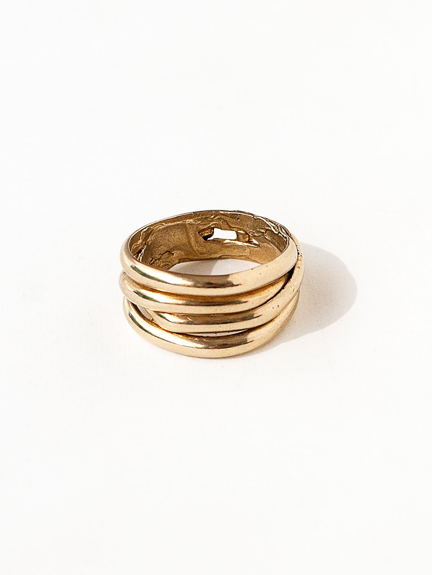 SASS (BRASS) MEDIUM VII RING