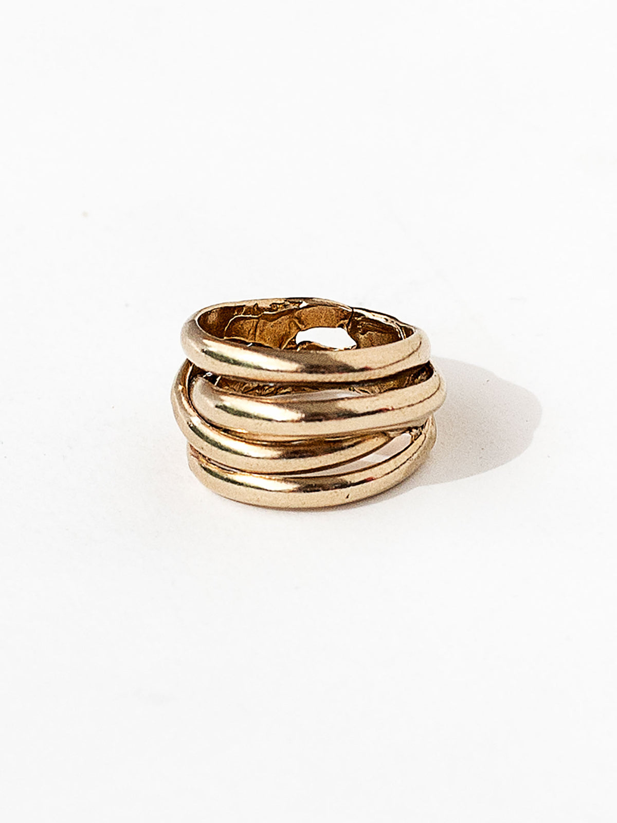 SASS (BRASS) MEDIUM XI RING