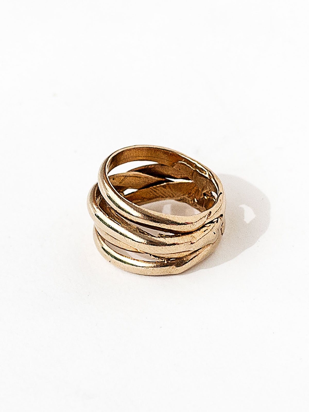 SASS (BRASS) MEDIUM XI RING