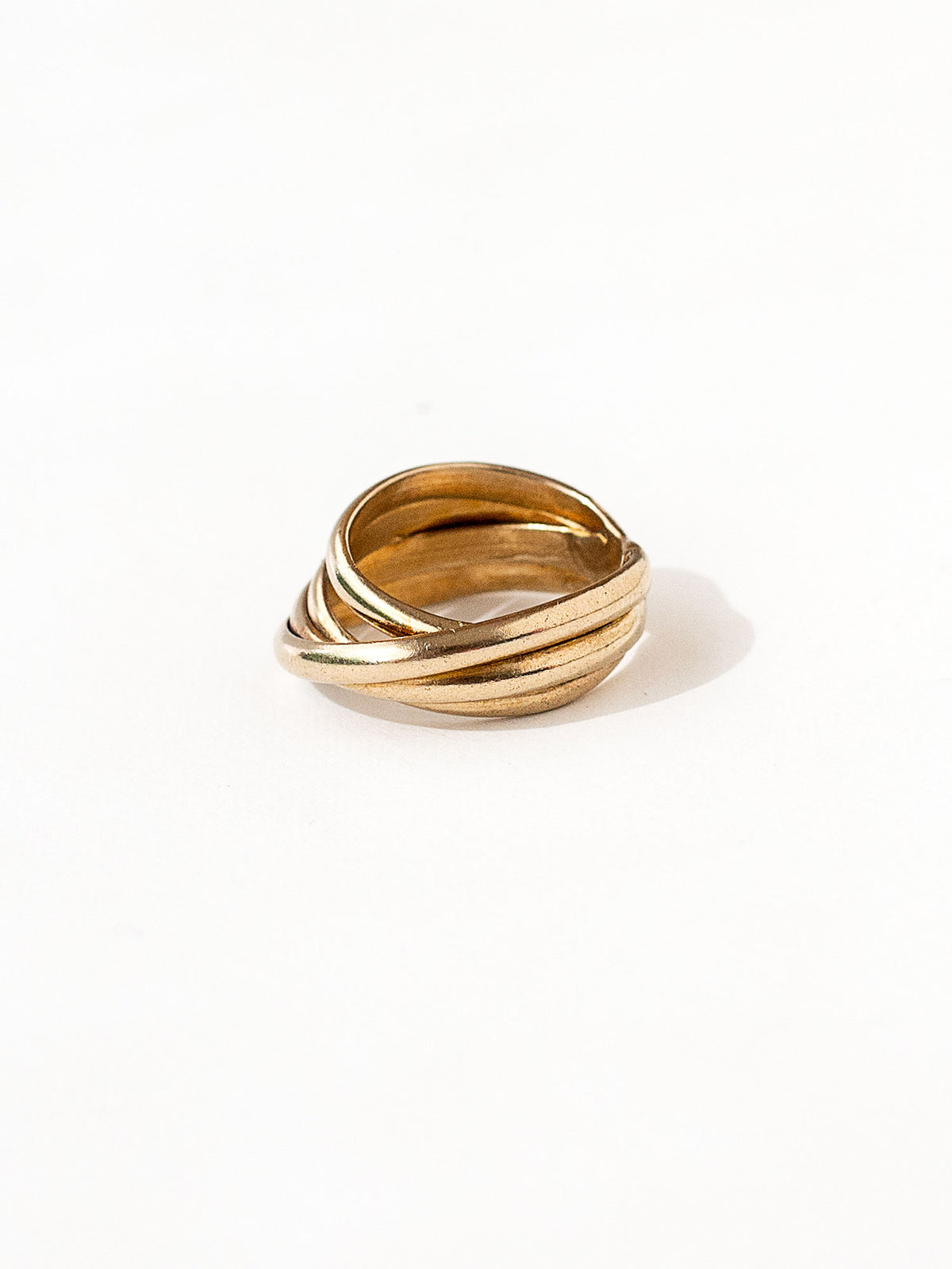 SASS (BRASS) MEDIUM X RING
