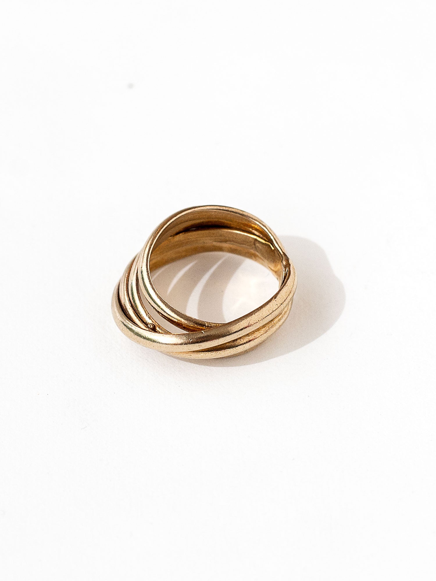SASS (BRASS) MEDIUM X RING
