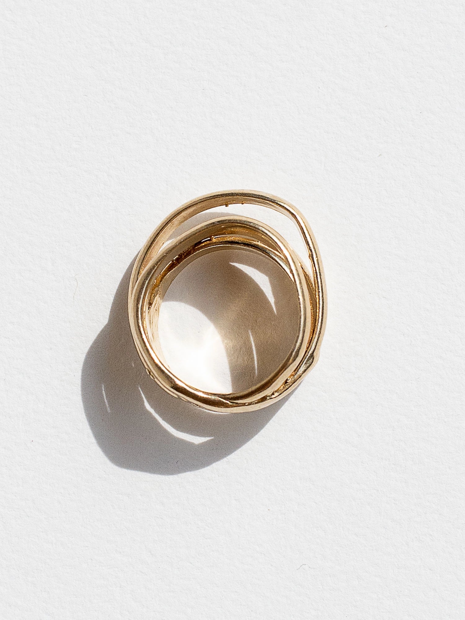 Sass Brass Stacked Ring Michelle Ross