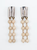 Silas Riverstone and Rhodium Chandelier Earrings Michelle Ross