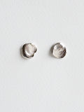 Smudge Silver Stud Earrings Michelle Ross