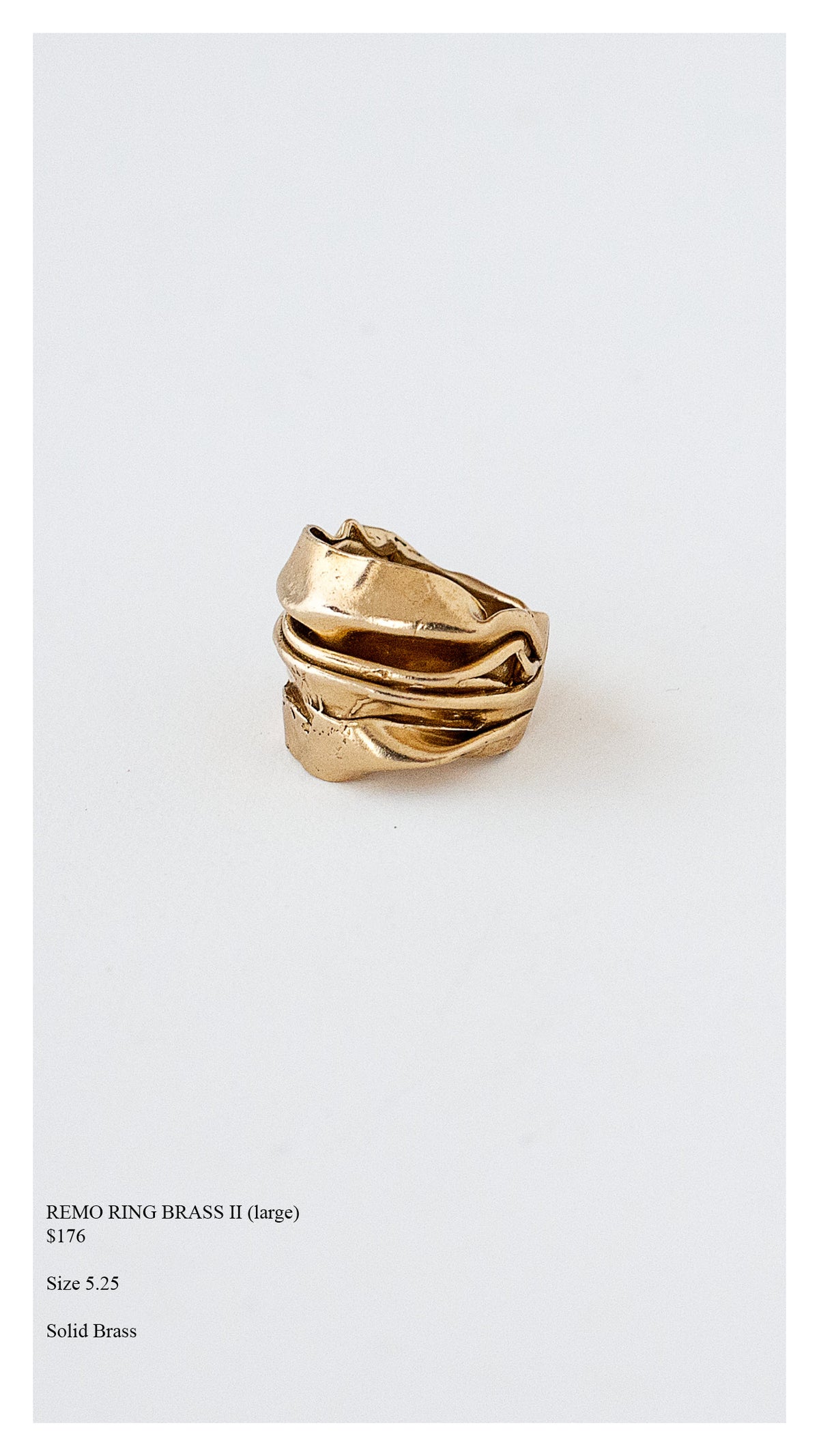 REMO RING BRASS II (LARGE)