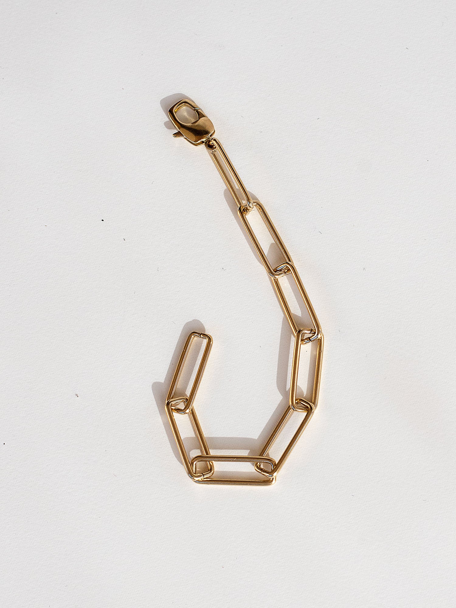 Staple Brass Chain Bracelet by Michelle Ross