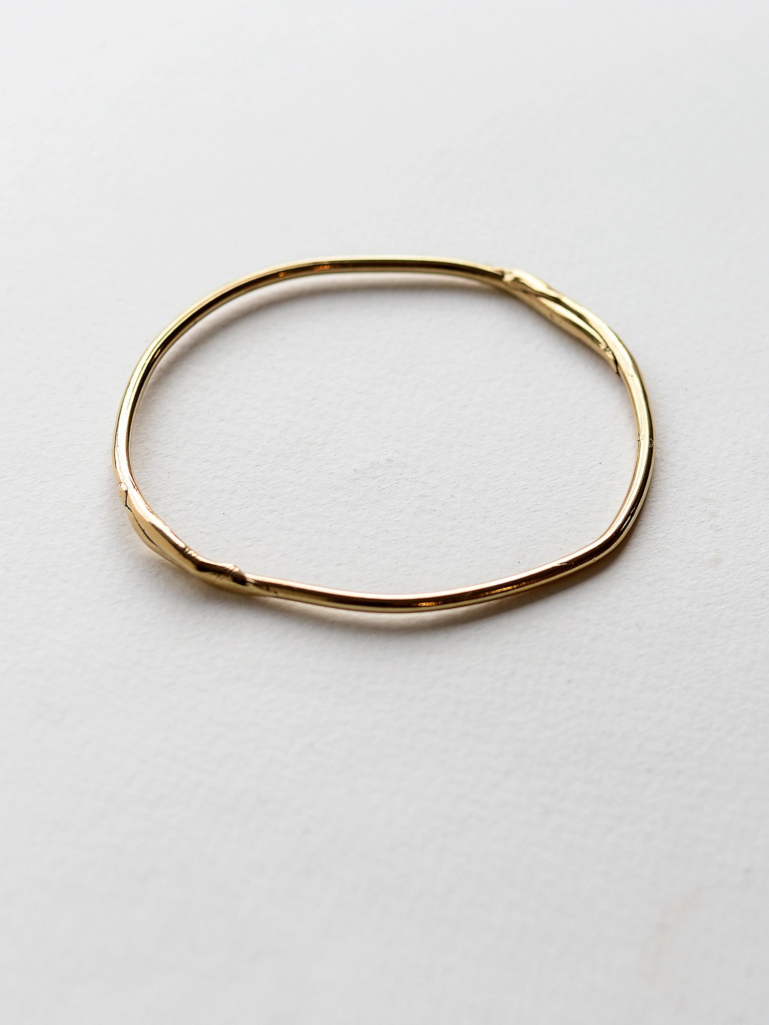 Trin Solid Brass Bangle Bracelet Michelle Ross