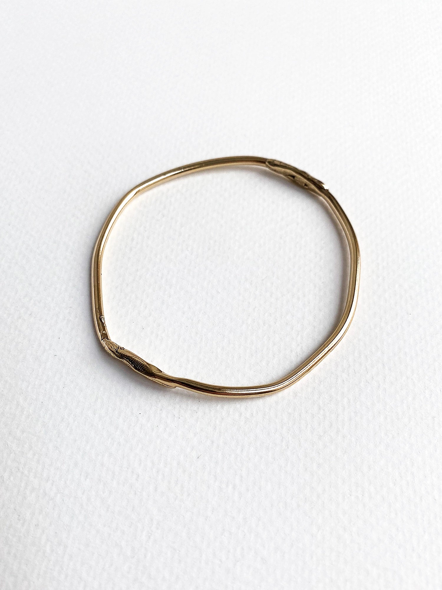 Trin Solid Brass Bangle Bracelet Michelle Ross