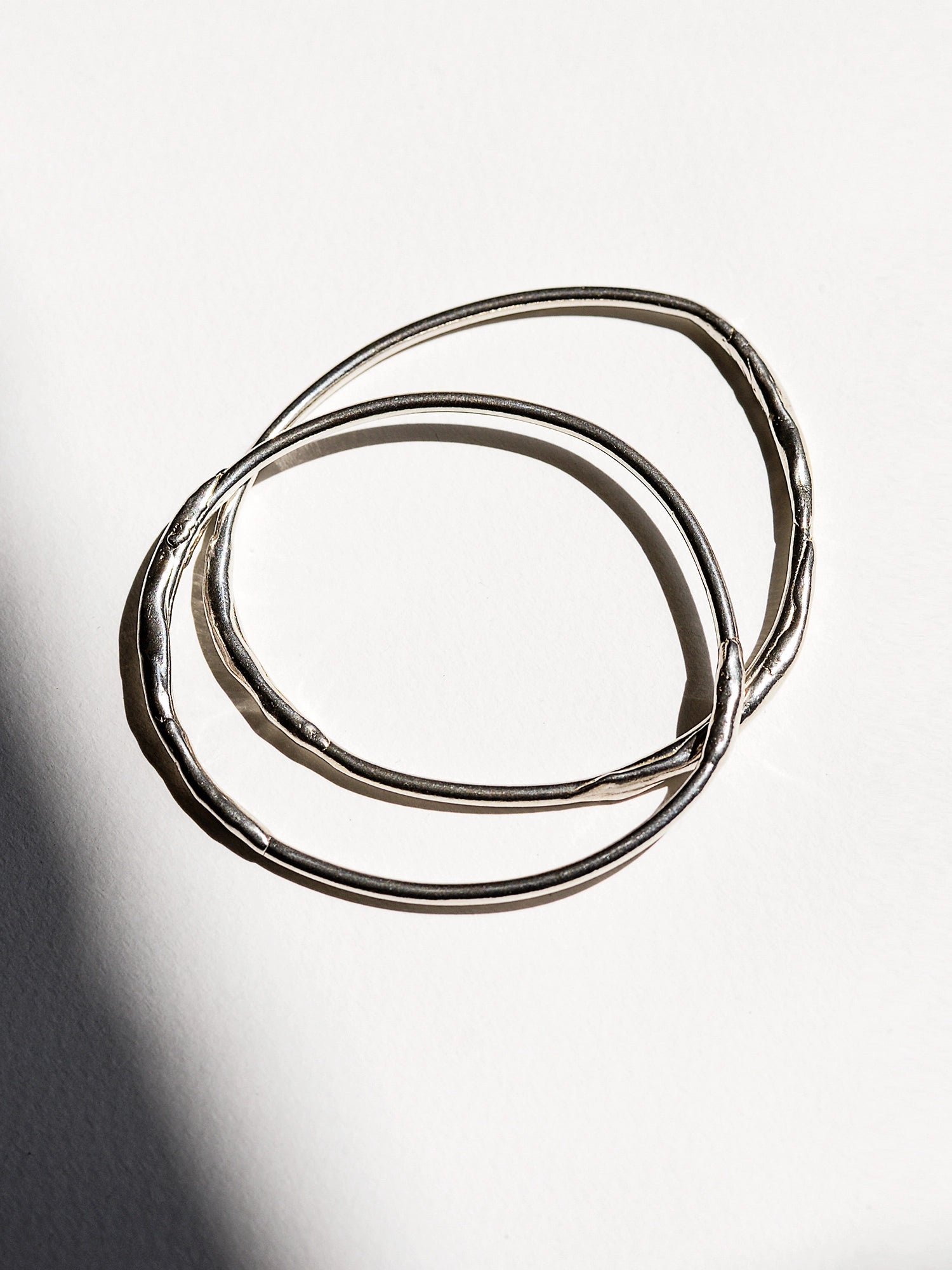 Trin Solid Silver Bangle Bracelet Michelle Ross