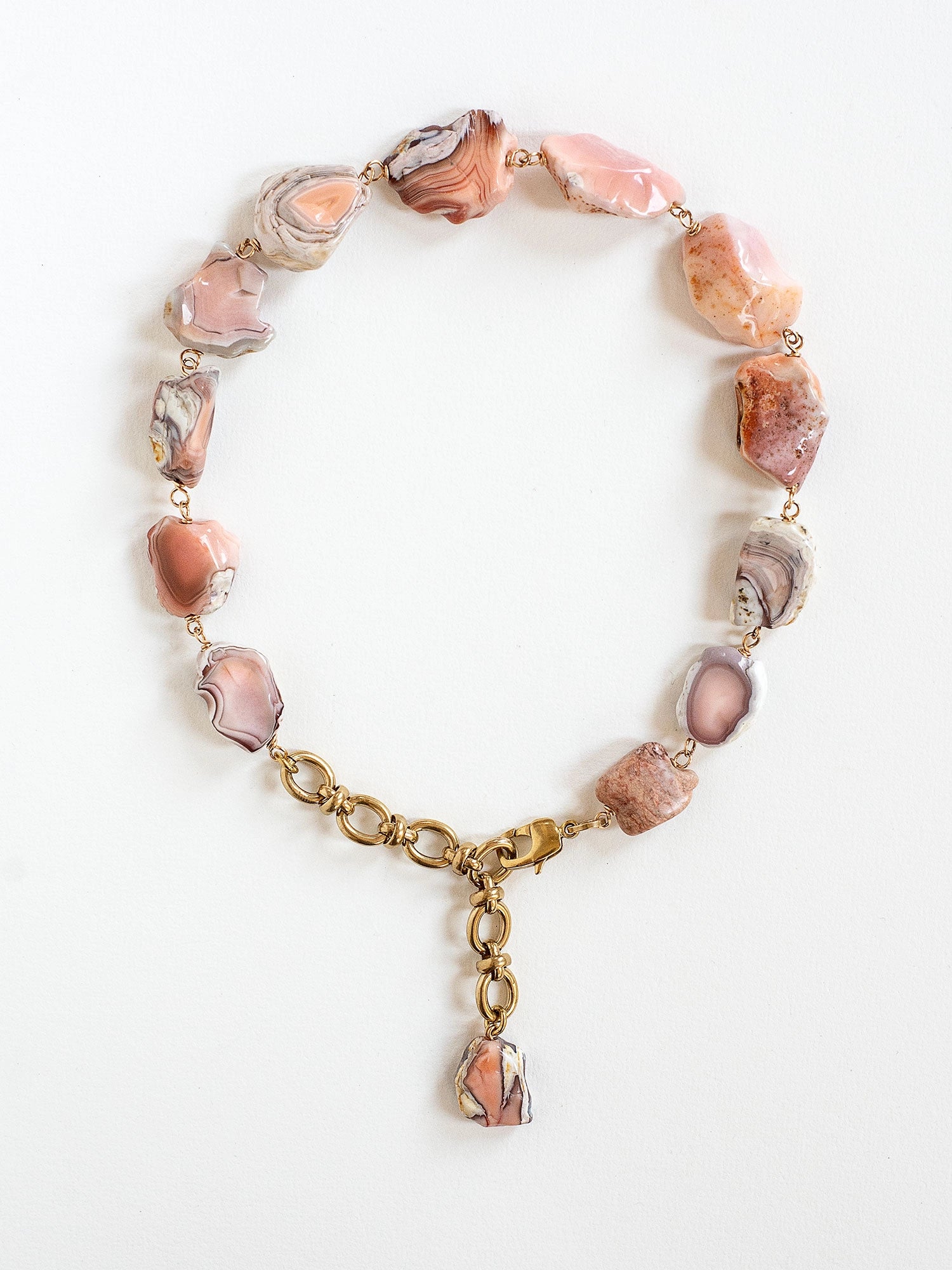 Tula Pink Botswana Agate Statement Necklace Michelle Ross