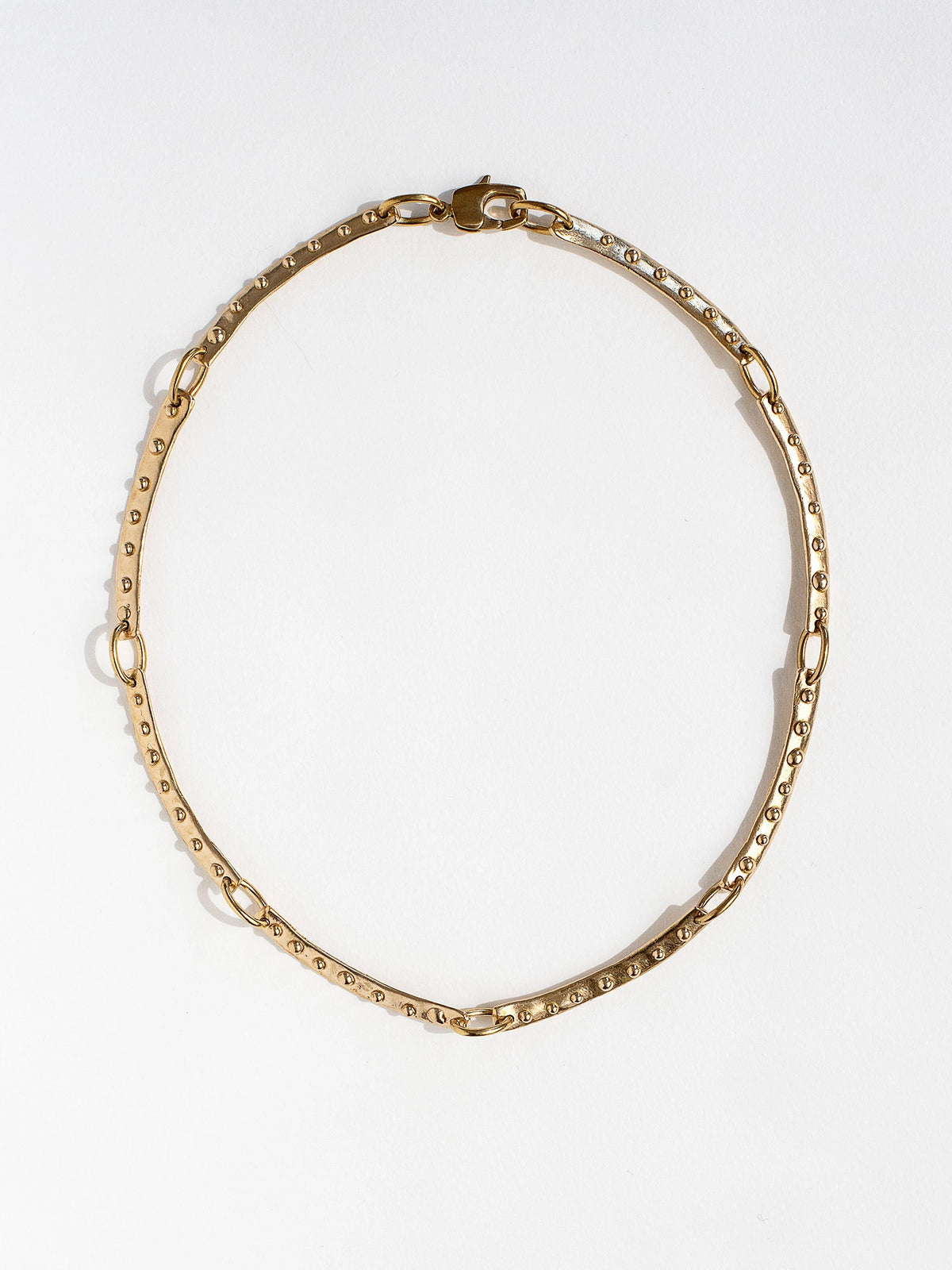 Umi Handmade Solid Brass Collar Necklace by Michelle Ross Toronto
