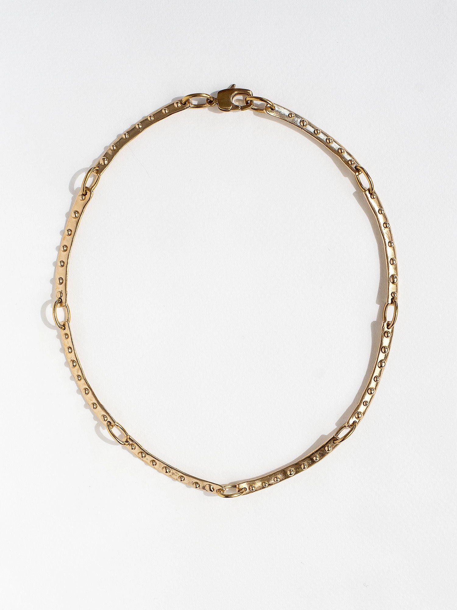 Umi Handmade Solid Brass Collar Necklace by Michelle Ross Toronto