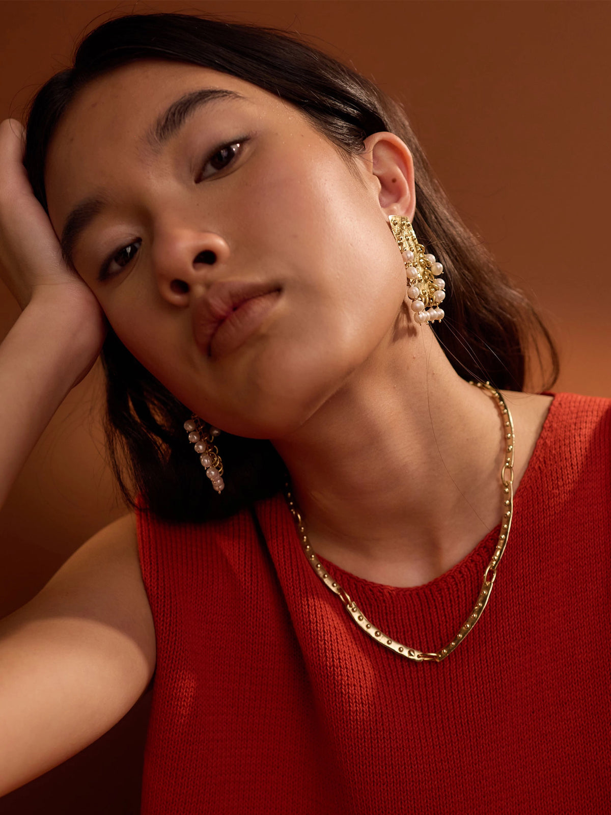 Umi Handmade Solid Brass Collar Necklace by Michelle Ross Toronto