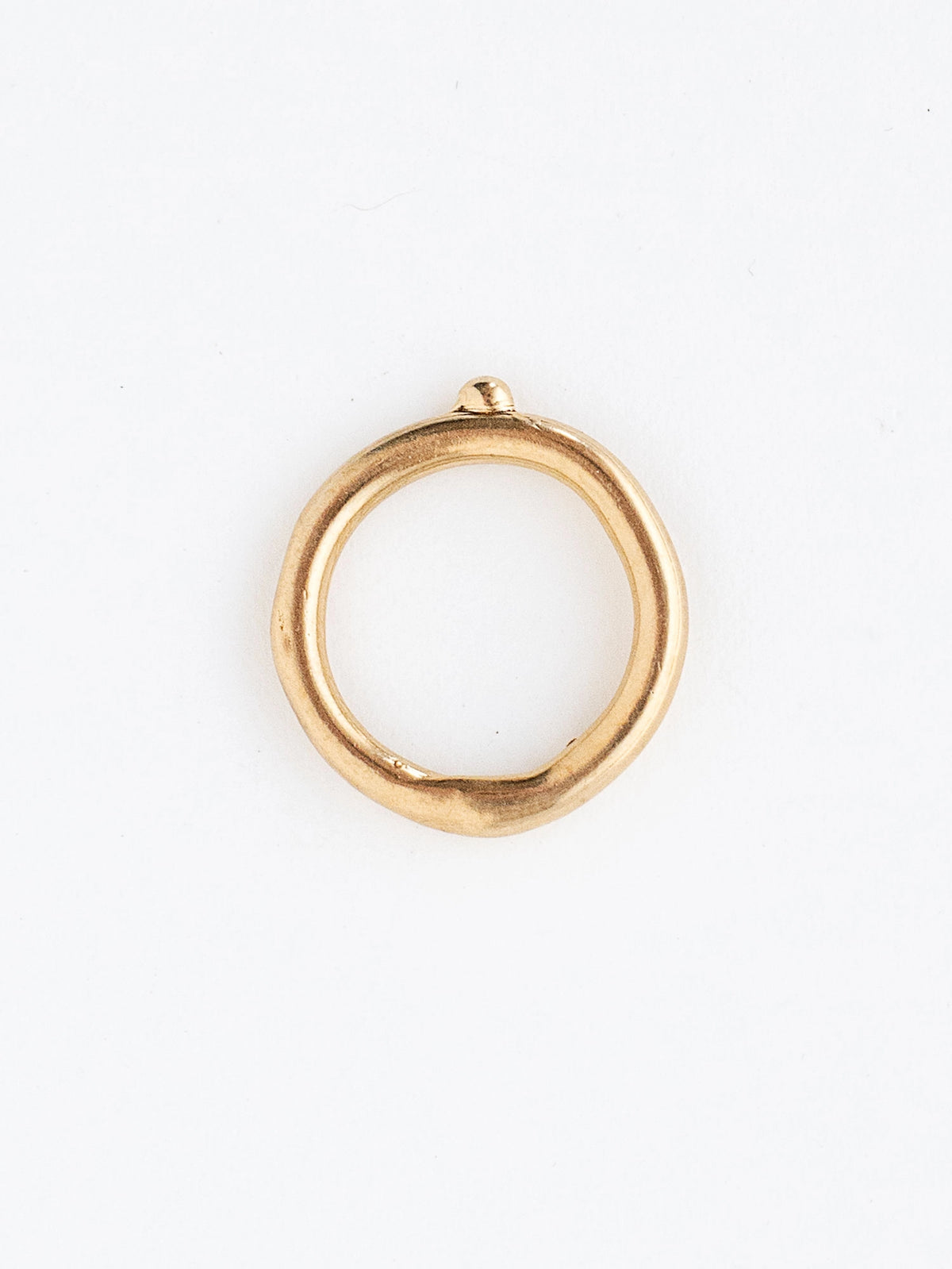 Minimalist Handmade Brass Ring by Michelle Ross 