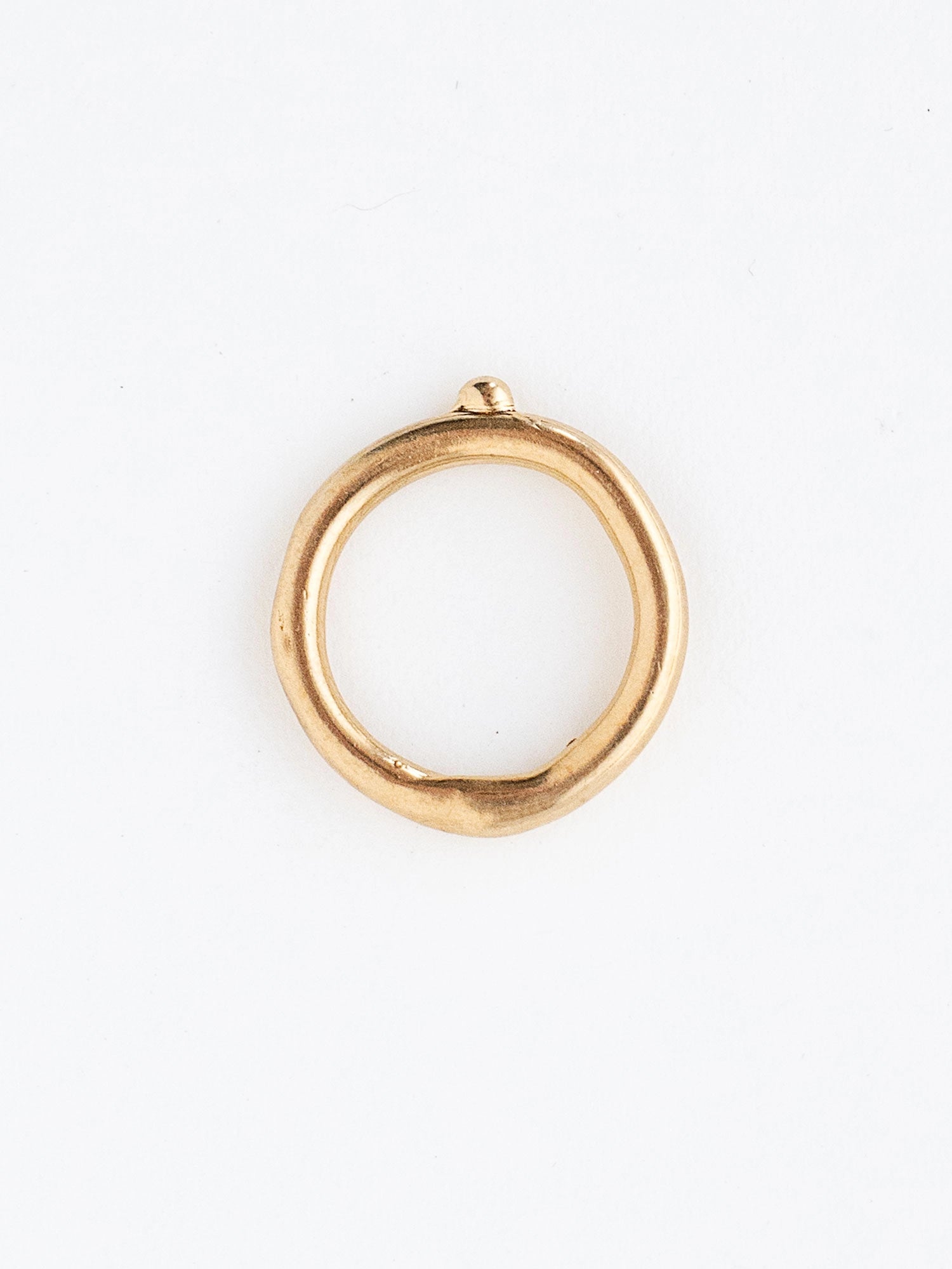 Minimalist Handmade Brass Ring by Michelle Ross 