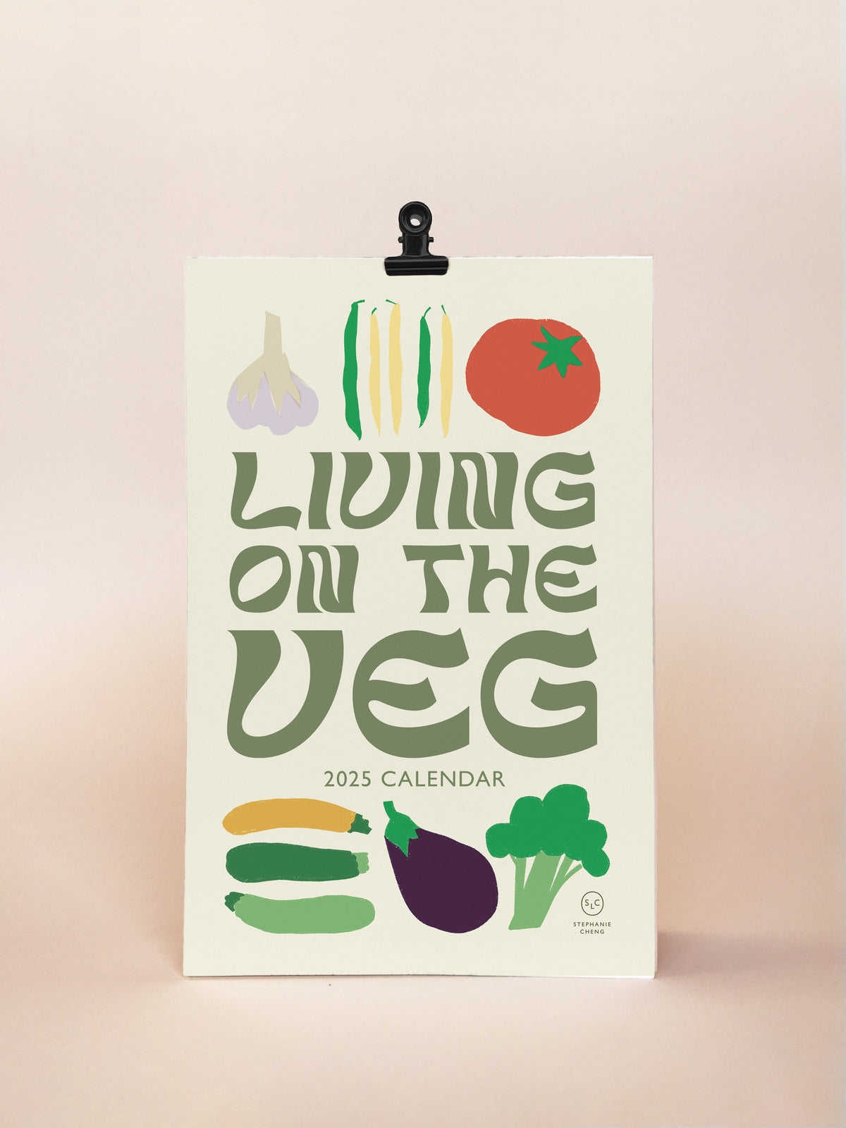 2025 DESK CALENDAR - LIVING ON THE VEG