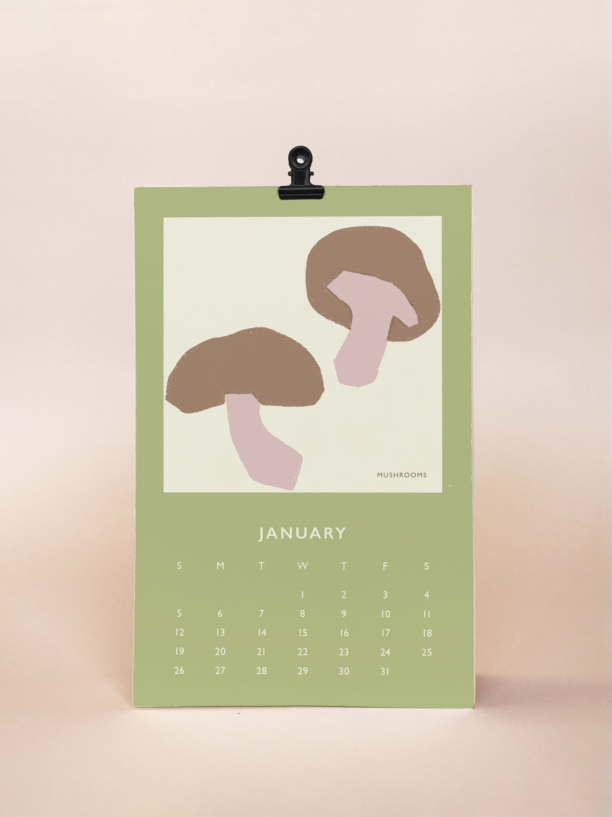 2025 DESK CALENDAR - LIVING ON THE VEG