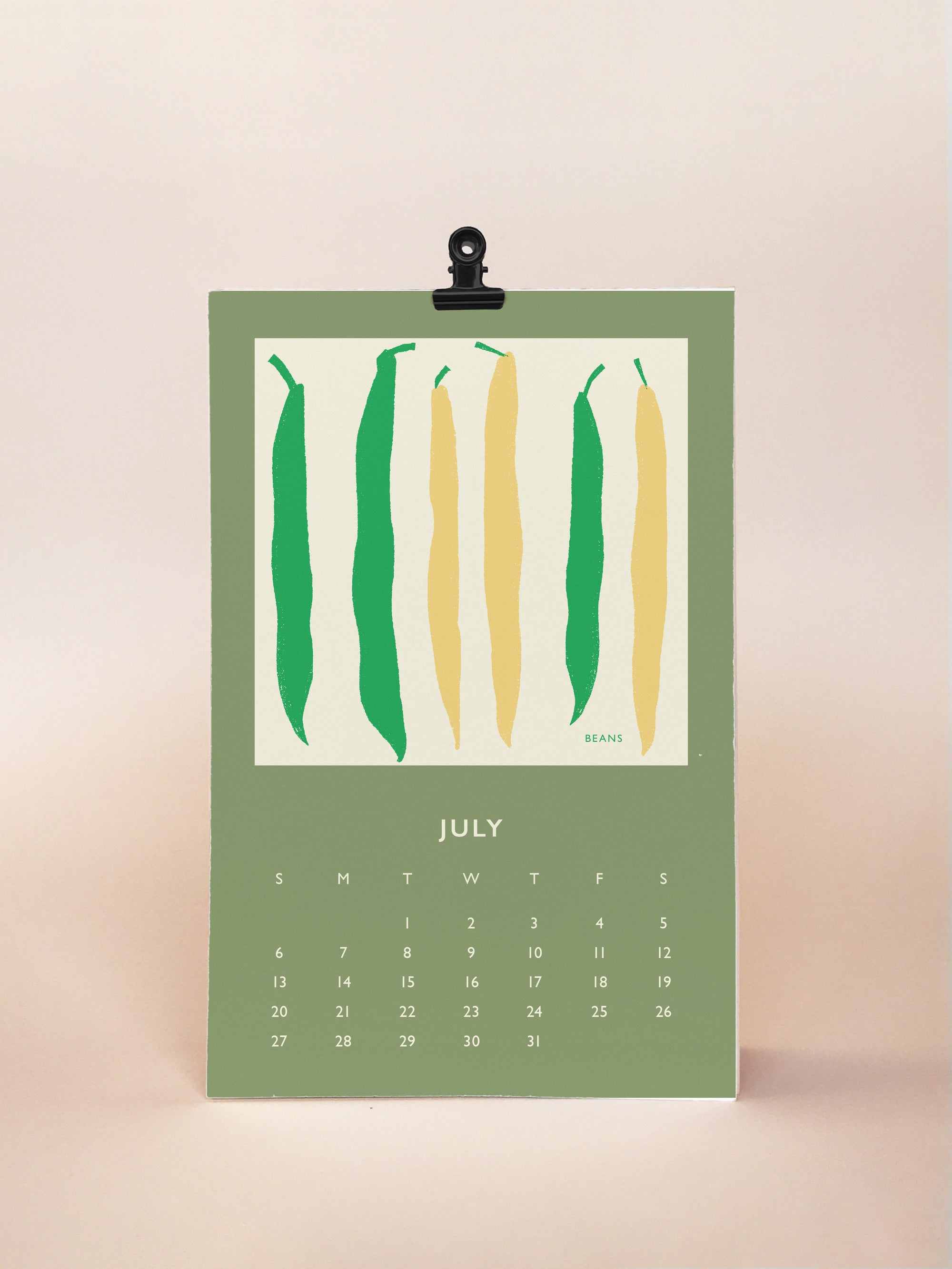 2025 DESK CALENDAR - LIVING ON THE VEG