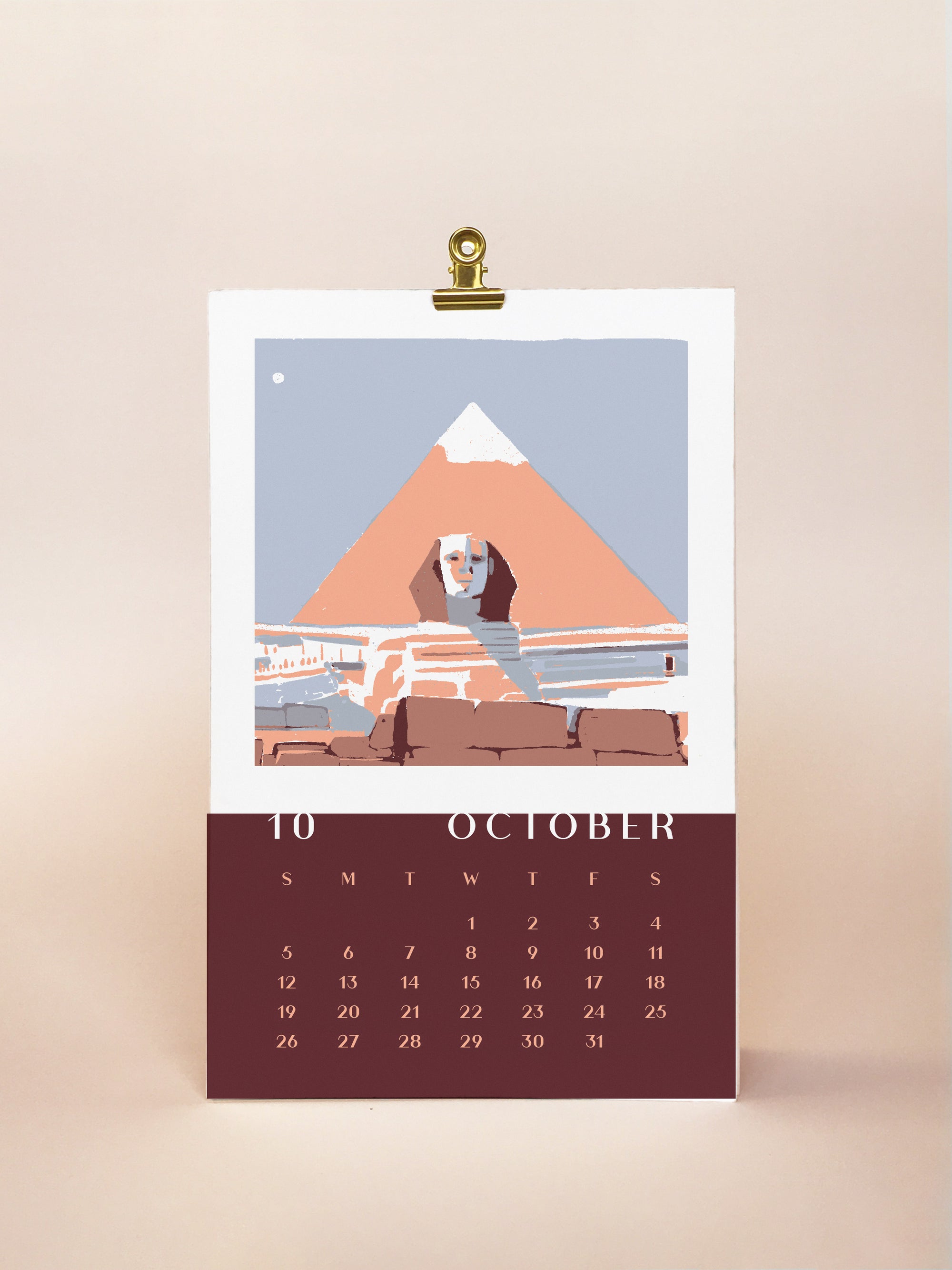 2025 DESK CALENDAR - ADVENTURE AWAITS